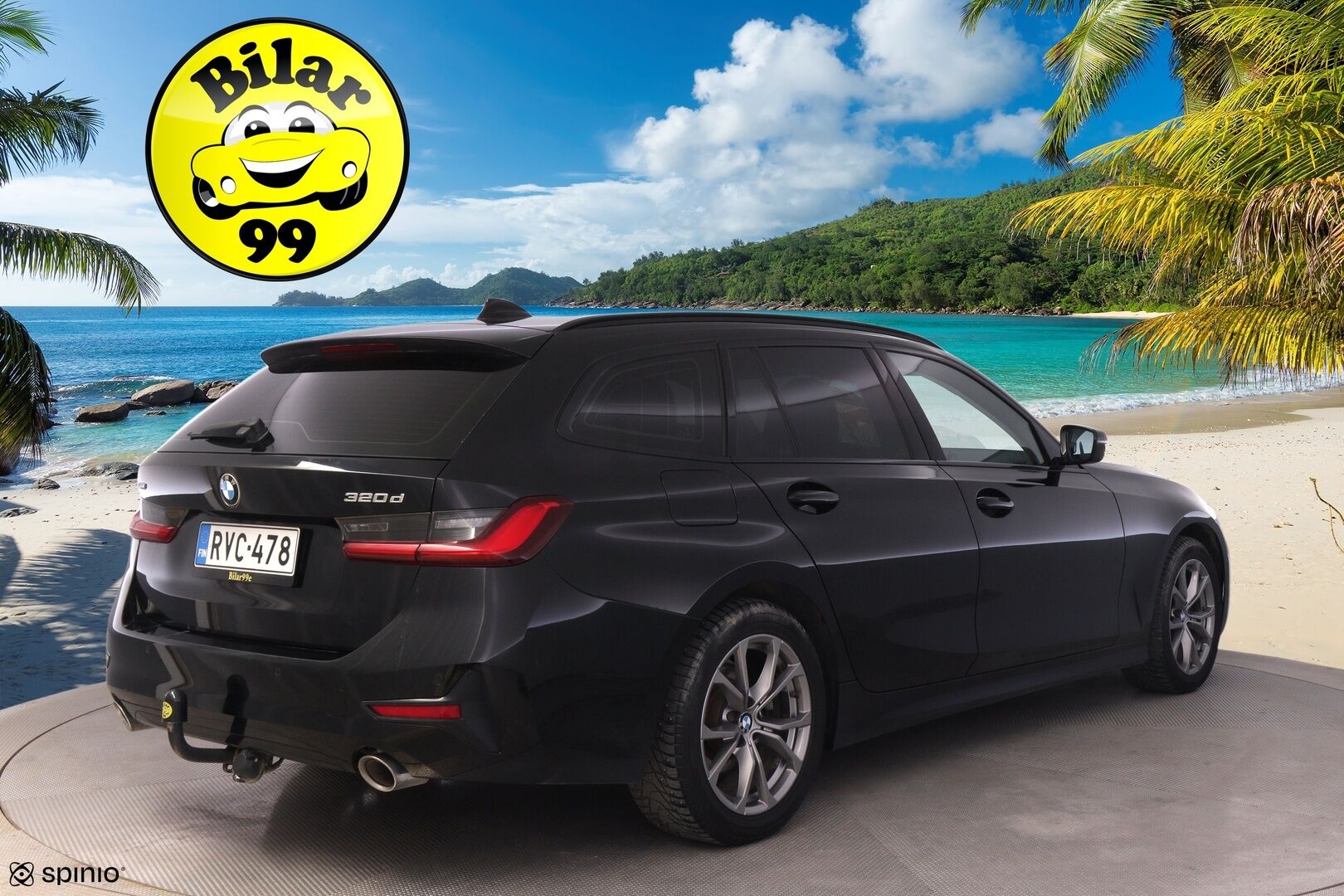 BMW 320 2020 G21 Touring A xDrive Business Sportline *Sporttipenkit / Koukku / Navi / Kaistavahti / S.Luukku / Vakionopeudensäädin* - *Kahdet asialliset renkaat / Fiksut huollot!!*