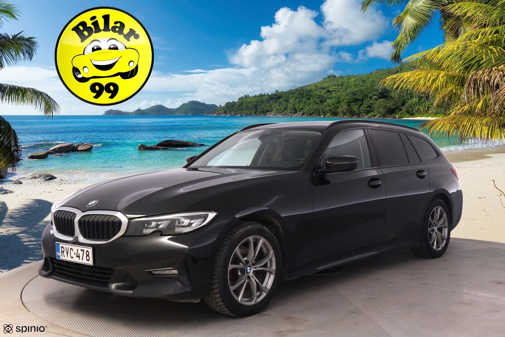 BMW 320 2020 G21 Touring A xDrive Business Sportline *Sporttipenkit / Koukku / Navi / Kaistavahti / S.Luukku / Vakionopeudensäädin* - *Kahdet asialliset renkaat / Fiksut huollot!!*