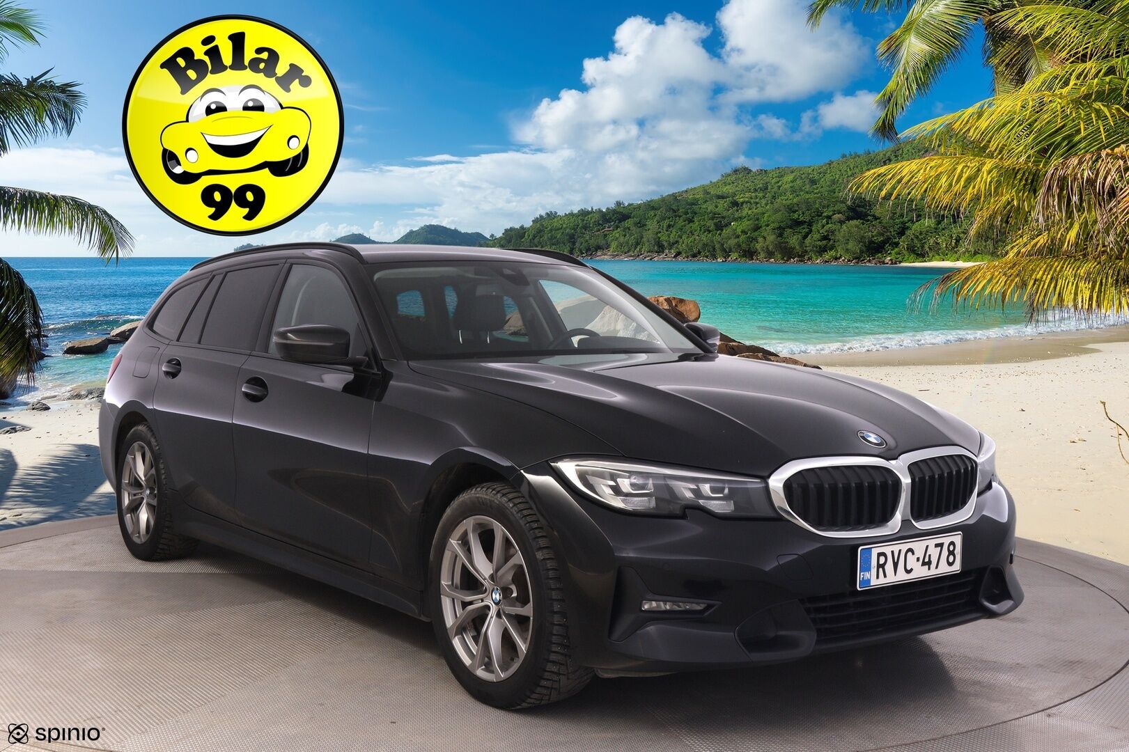 BMW 320 2020 G21 Touring A xDrive Business Sportline *Sporttipenkit / Koukku / Navi / Kaistavahti / S.Luukku / Vakionopeudensäädin* - *Kahdet asialliset renkaat / Fiksut huollot!!*
