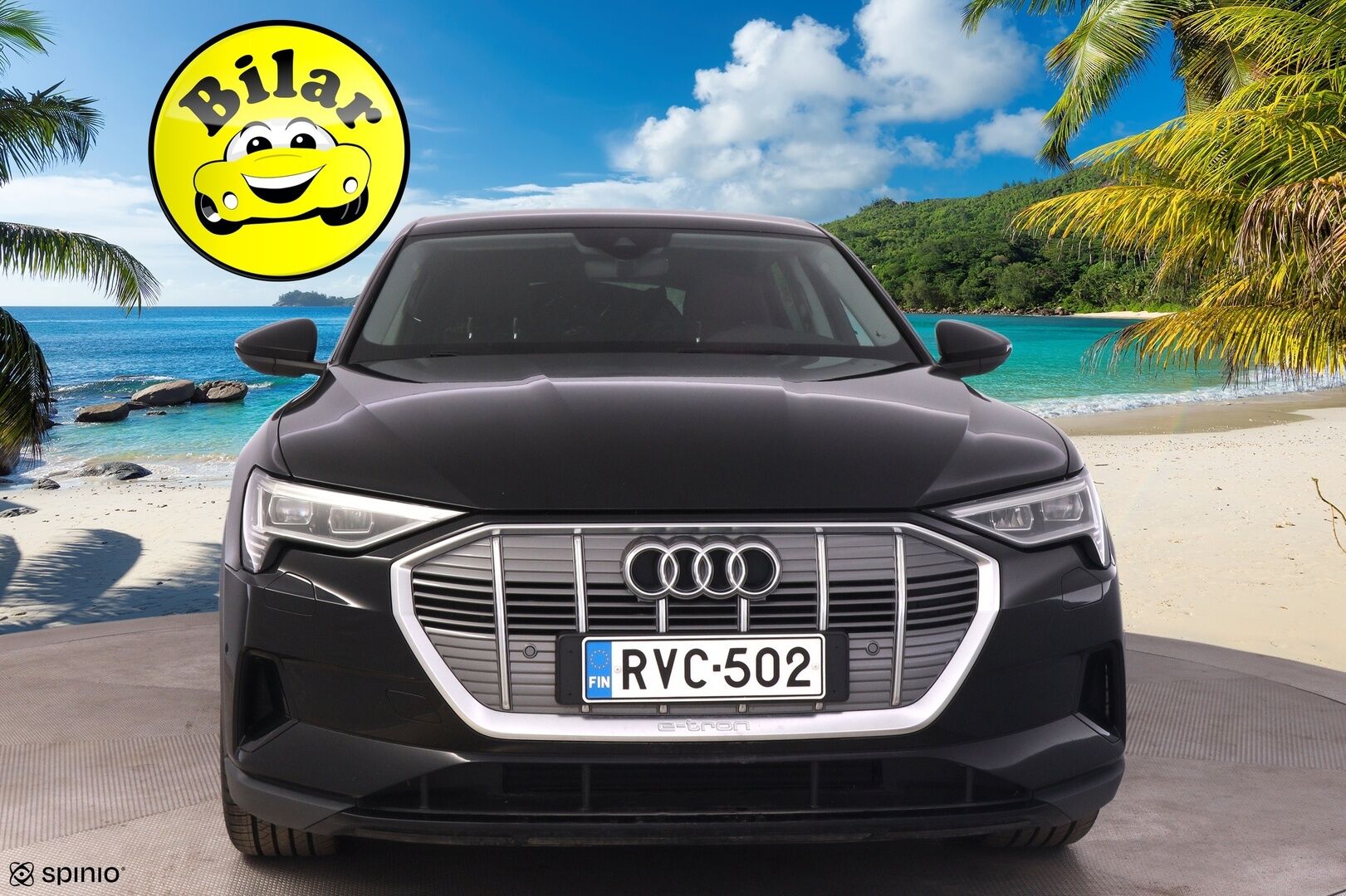 AUDI E-TRON 2020 e-tron 50 *Digimittaristo / Navi / S-Luukku / Koukku / LED* - Juuri huollettu / Merkkiliikkeen huoltohistoria / Huippu nastarenkaat / Koukullinen