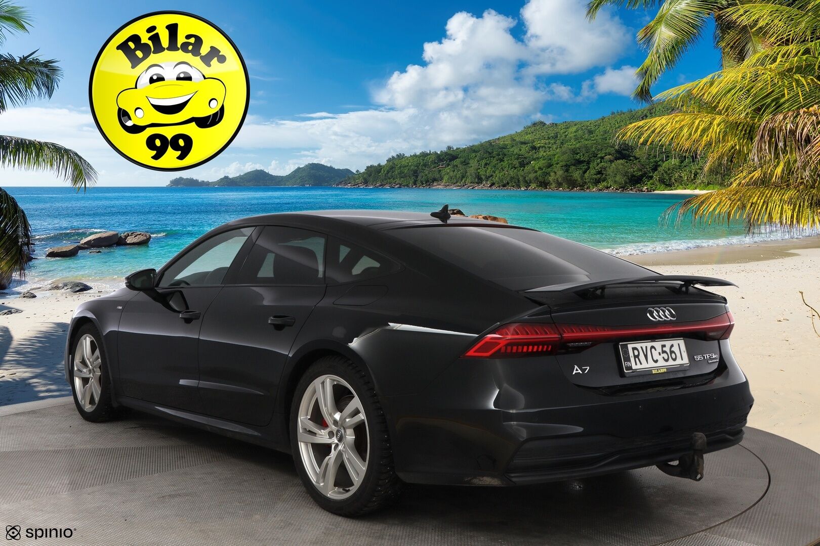 Audi A7 2020 Business Sport 55 TFSI e quattro S tronic S-Line *  Bang & Olufsen 3D / Adapt.Vakkari / Koukku / Matrix LED / Night Vision / Nahka-Alcantara - Akku kuntotarkastettu / ALV / 360-Kamera / Supervarusteltu! - HULLU BLACKWEEK KORKOTARJOUS 2,49%