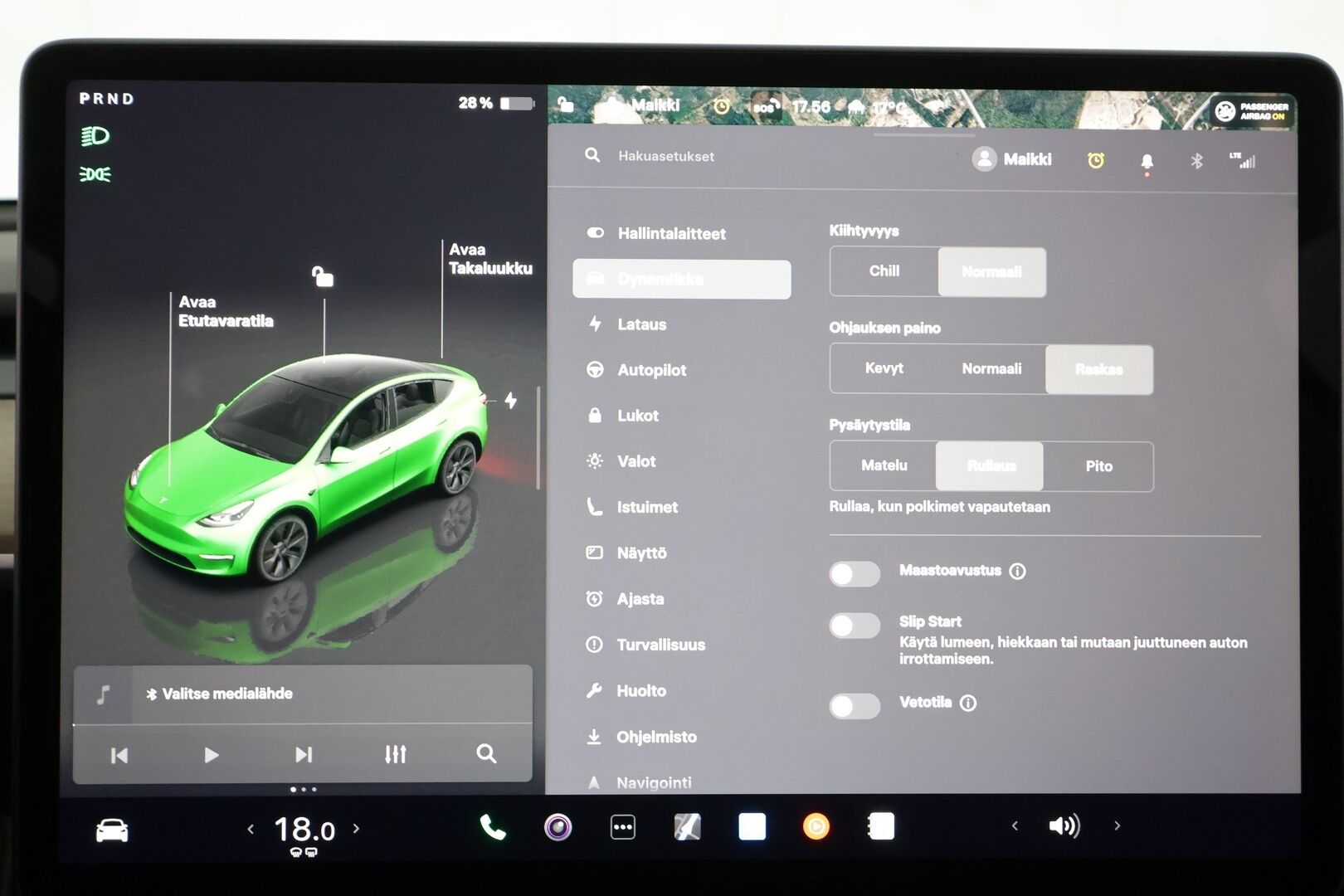 Tesla Model Y 2023 Long Range - | Koukku | ILP | Lasikatto | ACC | Matrix-LED | P.Kamera | Muistipenkki | Premium Audio | Navi | Kaistavahti | Keyless | 1-om Suomi-auto | Kahdet renkaat |