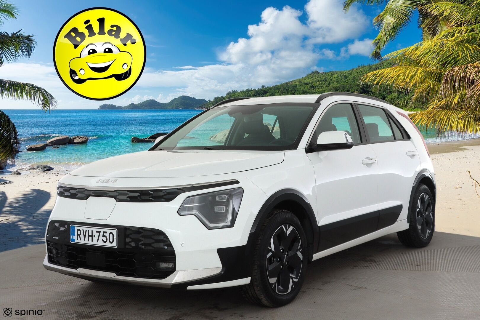 Kia Niro 2023 EX 64,8kWh 204hv Premium - | ILP | ACC | LED | P.Kamera | Sähköpenkki | Kaistavahti | Navi | Keyless | HDA | Apple&Android | Suomi-auto | Merkkihuollot | Kahdet renkaat |