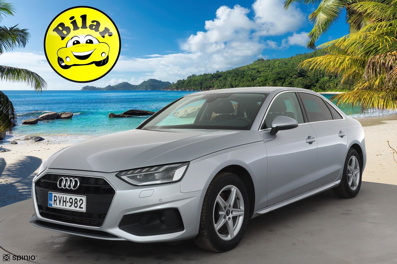 Audi A4 2023 Sedan Progress 35 TFSI 110kW MHEV S tronic - Suomiauto | Webasto | Peruutuskamera | Digital Cockpit | Vetokoukku | Black Optic |  Matrix LED | Huippuvarusteet!
