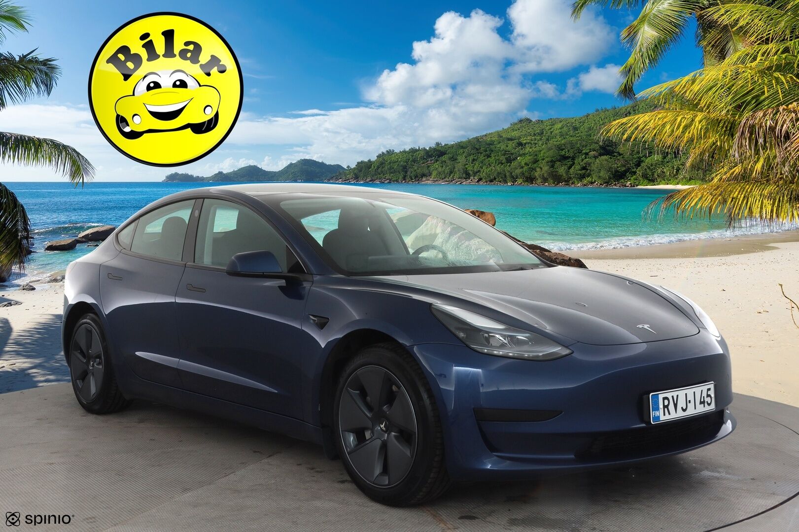 Tesla Model 3 2023 RWD - | ILP | Lasikatto | ACC | Matrix-LED | P.Kamera | Muistipenkki | Premium Speakers | Navi | Kaistavahti | Keyless | 1-om Suomi-auto | 2x Latauskaapelit | Kahdet renkaat |