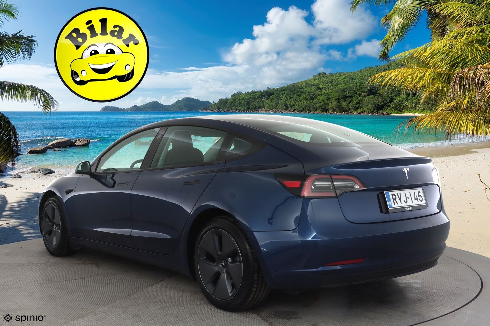 Tesla Model 3 2023 RWD - | ILP | Lasikatto | ACC | Matrix-LED | P.Kamera | Muistipenkki | Premium Speakers | Navi | Kaistavahti | Keyless | 1-om Suomi-auto | 2x Latauskaapelit | Kahdet renkaat |