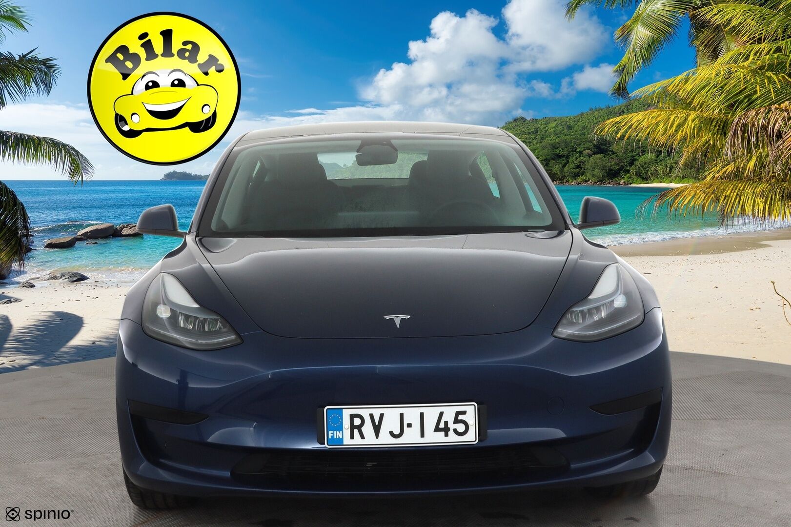 Tesla Model 3 2023 RWD - | ILP | Lasikatto | ACC | Matrix-LED | P.Kamera | Muistipenkki | Premium Speakers | Navi | Kaistavahti | Keyless | 1-om Suomi-auto | 2x Latauskaapelit | Kahdet renkaat |