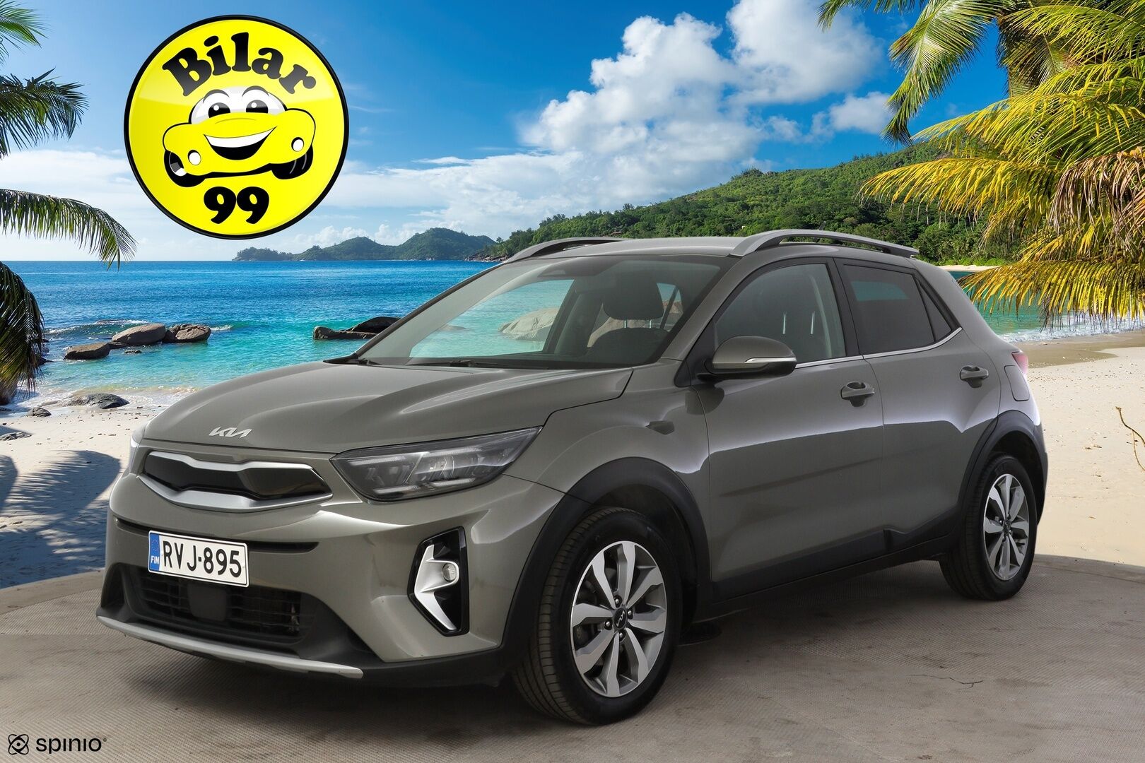 Kia Stonic 2023 1,0 T-GDI 100hv EX DCT Premium Gray - | 1.Om Suomi-auto | P-kamera | LED | Vakkari | Merkkiliikkeen huoltokirja | Juuri Huollettu | Apple&Android carplay | Ratinlämmitin |