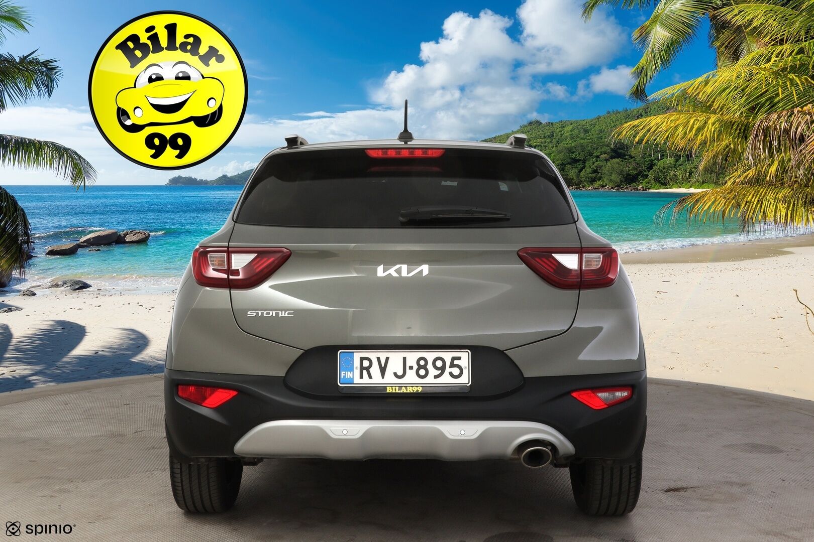 Kia Stonic 2023 1,0 T-GDI 100hv EX DCT Premium Gray * Vakkari / P-kamera / Tutkat takana / Ratinlämmitin / AppleCarPlay * - * 1.om Suomi-auto / Kahdet merkkirenkaat alumiinivanteilla! *
