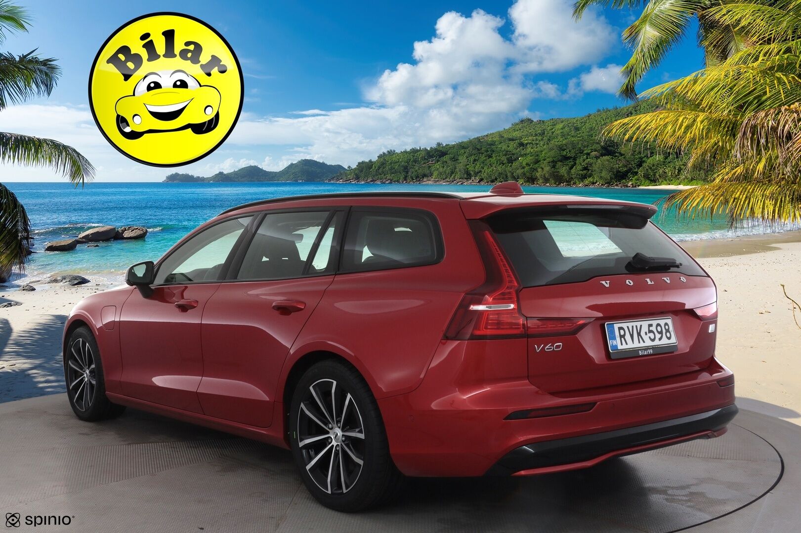 Volvo V60 2024 T6 AWD Long Range Plus Dark aut - | Koukku | ACC | 360 | Full-LED | Sporttinahat Muistilla | Lisälämmitin | Kaistavahti | Navi | Keyless | 2x Latauskaapelit | 1-om Suomi-auto | Kahdet renkaat | 