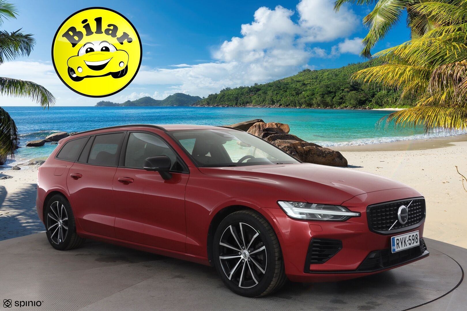 Volvo V60 2024 T6 AWD Long Range Plus Dark aut - | Koukku | ACC | 360 | Full-LED | Sporttinahat Muistilla | Lisälämmitin | Kaistavahti | Navi | Keyless | 2x Latauskaapelit | 1-om Suomi-auto | Kahdet renkaat | 