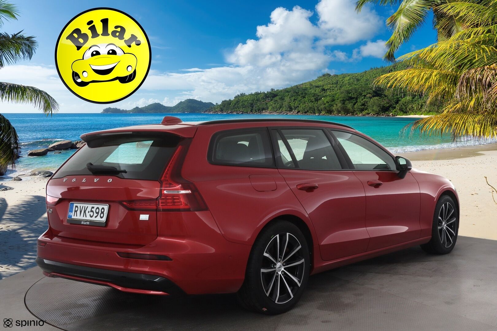 Volvo V60 2024 T6 AWD Long Range Plus Dark aut - | Koukku | ACC | 360 | Full-LED | Sporttinahat Muistilla | Lisälämmitin | Kaistavahti | Navi | Keyless | 2x Latauskaapelit | 1-om Suomi-auto | Kahdet renkaat | 