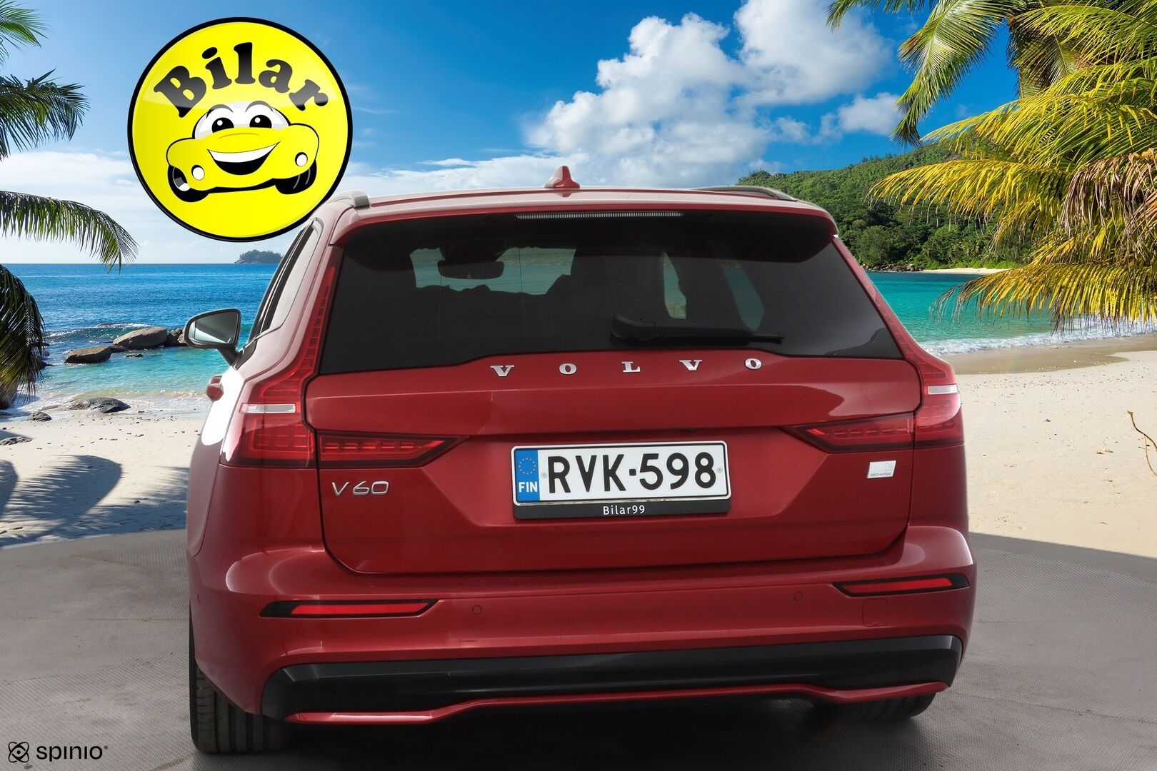 Volvo V60 2024 T6 AWD Long Range Plus Dark aut - | Koukku | ACC | 360 | Full-LED | Sporttinahat Muistilla | Lisälämmitin | Kaistavahti | Navi | Keyless | 2x Latauskaapelit | 1-om Suomi-auto | Kahdet renkaat | 