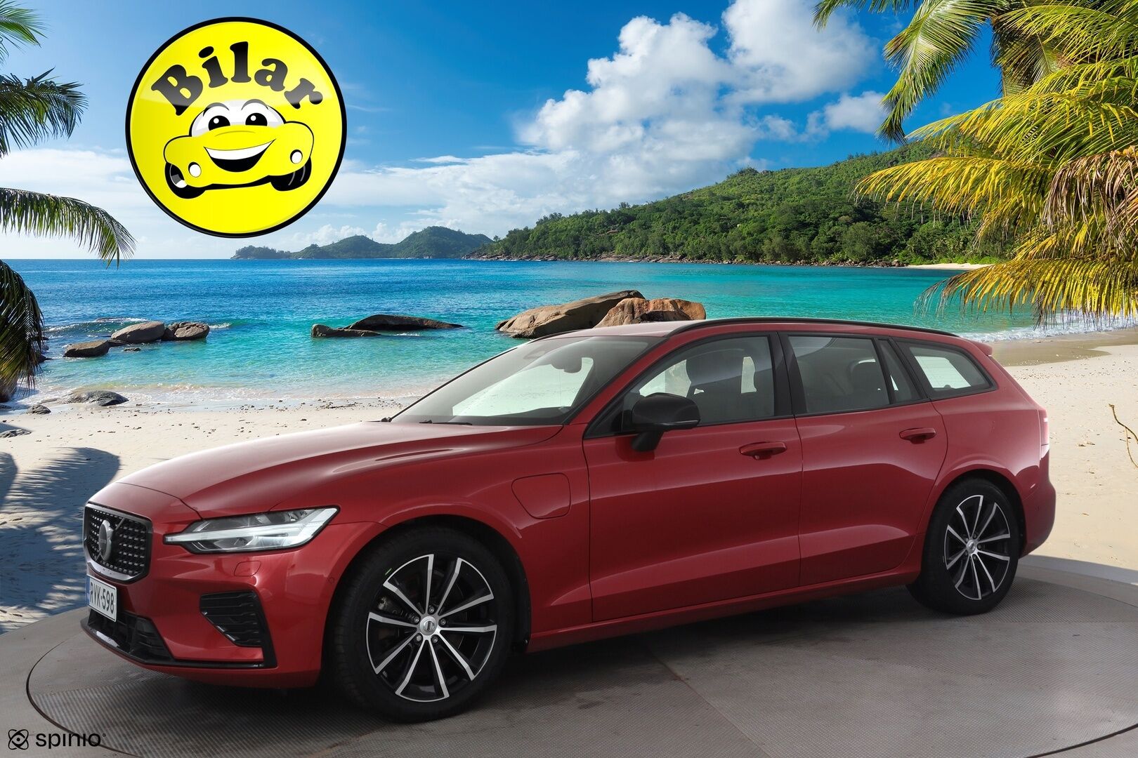 Volvo V60 2024 T6 AWD Long Range Plus Dark aut - | Koukku | ACC | 360 | Full-LED | Sporttinahat Muistilla | Lisälämmitin | Kaistavahti | Navi | Keyless | 2x Latauskaapelit | 1-om Suomi-auto | Kahdet renkaat | 