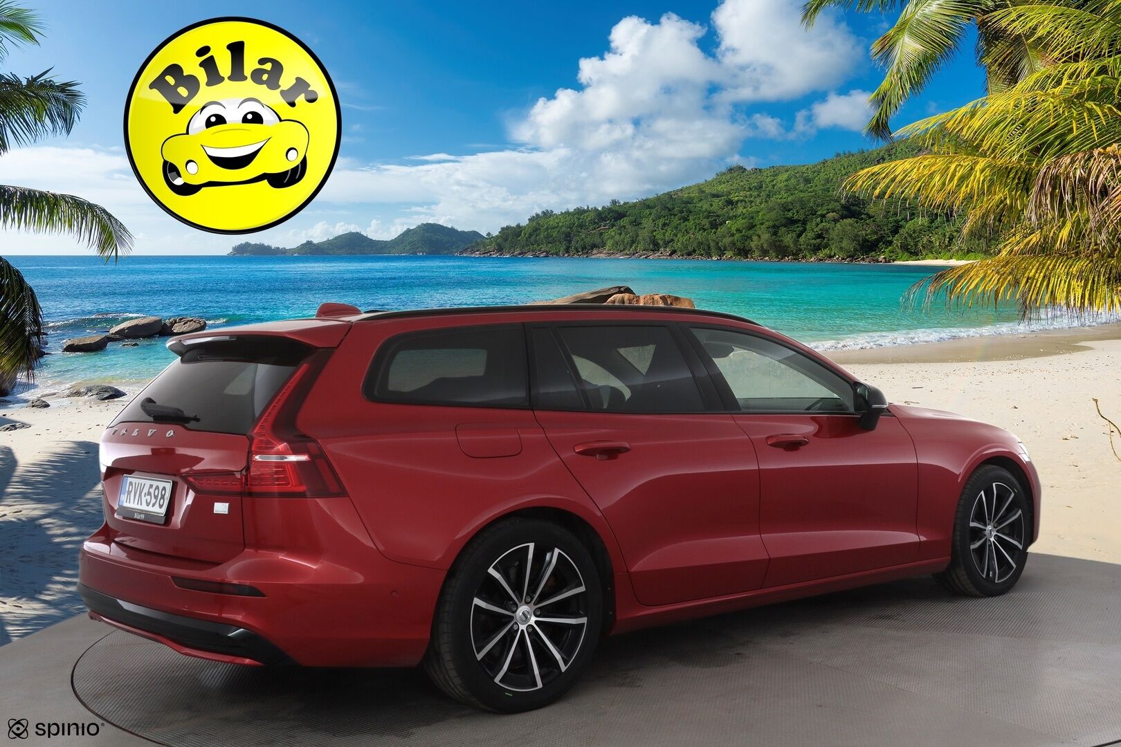Volvo V60 2024 T6 AWD Long Range Plus Dark aut - | Koukku | ACC | 360 | Full-LED | Sporttinahat Muistilla | Lisälämmitin | Kaistavahti | Navi | Keyless | 2x Latauskaapelit | 1-om Suomi-auto | Kahdet renkaat | 