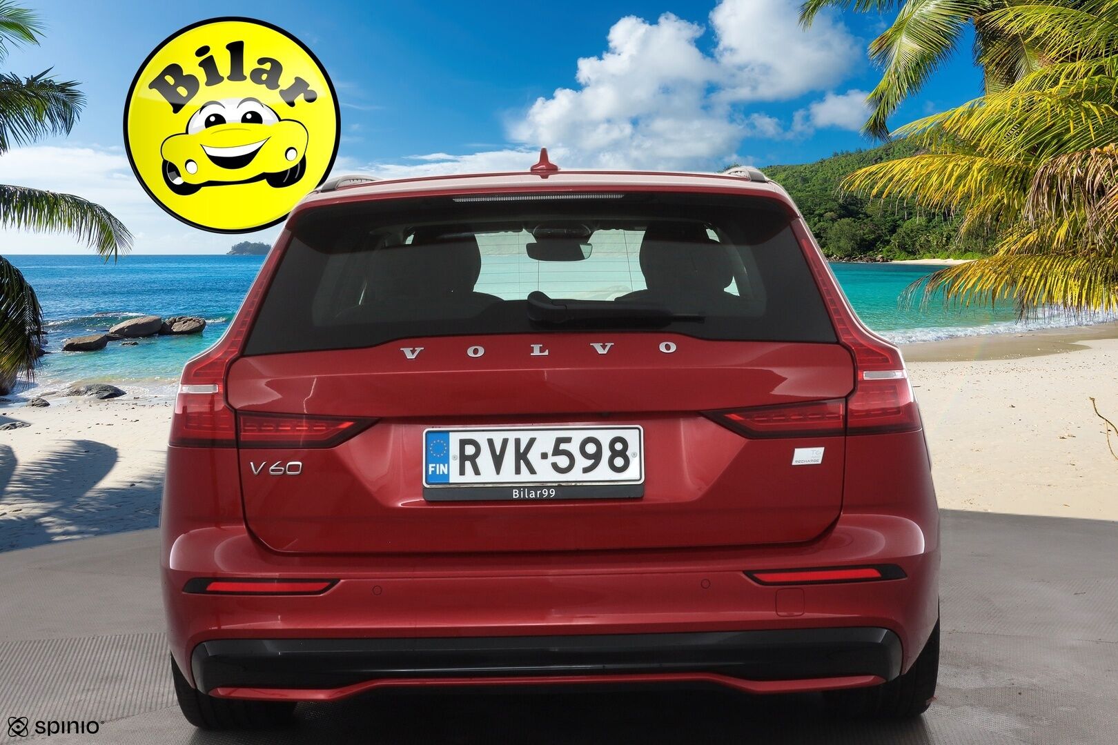 Volvo V60 2024 T6 AWD Long Range Plus Dark aut - | Koukku | ACC | 360 | Full-LED | Sporttinahat Muistilla | Lisälämmitin | Kaistavahti | Navi | Keyless | 2x Latauskaapelit | 1-om Suomi-auto | Kahdet renkaat | 