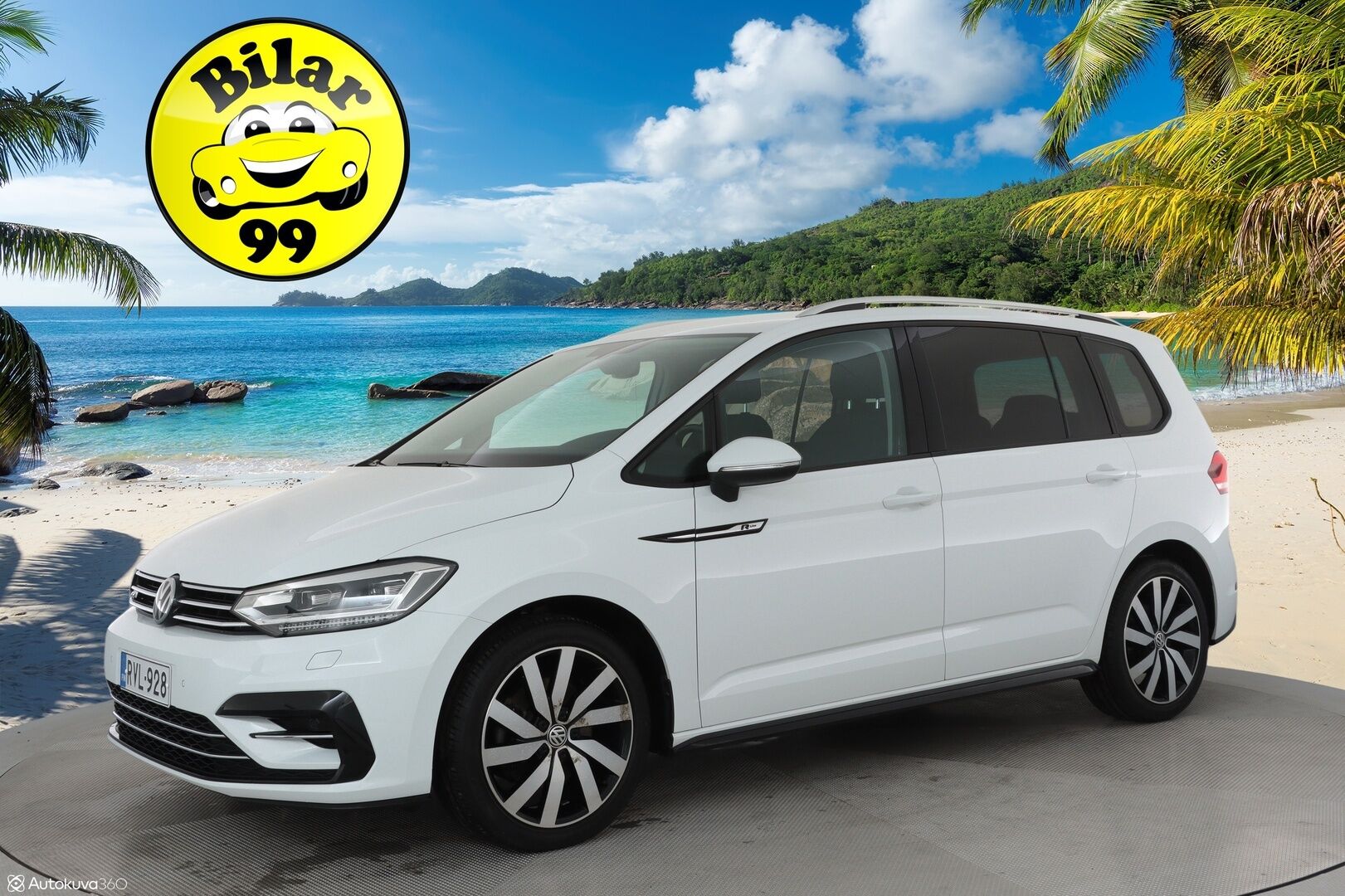Volkswagen Touran 2020 R-Line 1,5 TSI EVO 110 kW DSG 7-P **Koukku / Adapt.Vakkari / P.kamera / LED-valot / Hierovat Penkit / KeylessGO** - 3,99 % KORKOTARJOUS TÄHÄN AUTOON - Kahdet renkaat