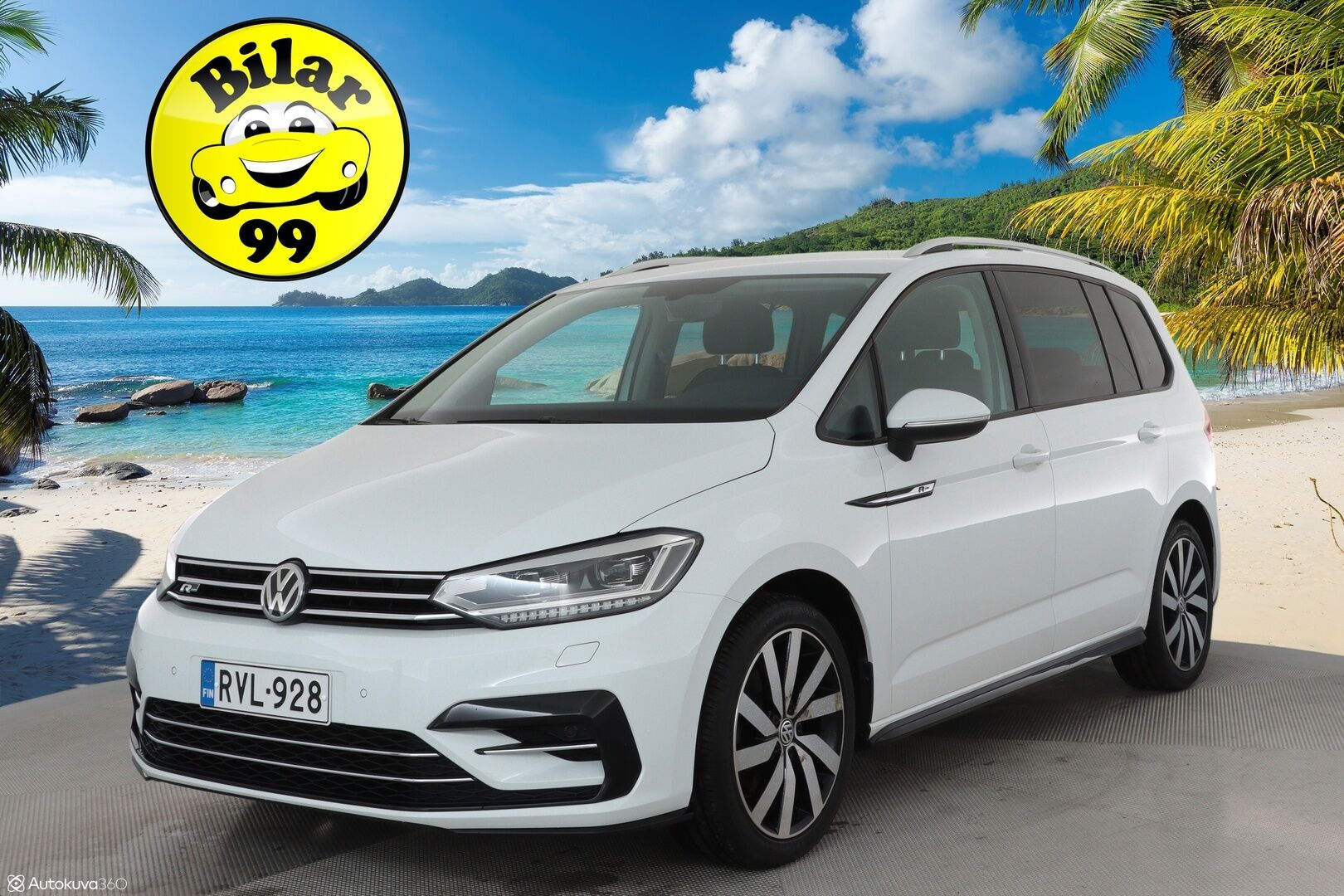 Volkswagen Touran 2020 R-Line 1,5 TSI EVO 110 kW DSG 7-P **Koukku / Adapt.Vakkari / P.kamera / LED-valot / Hierovat Penkit / KeylessGO** - 3,99 % KORKOTARJOUS TÄHÄN AUTOON - Kahdet renkaat