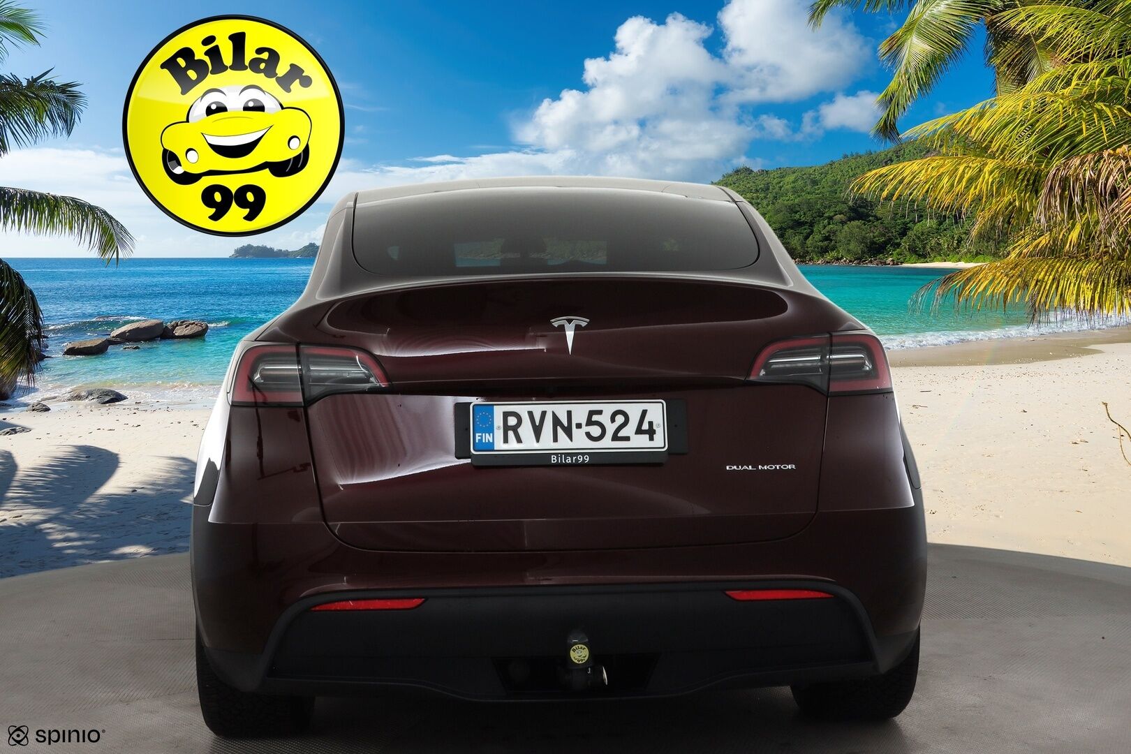Tesla Model Y 2024 Long Range * Koukku / ILP / ACC / Matrix-LED / Lasikatto / P.kamera / Muistipenkki / Premium Audio * - 1-om Suomi-auto / Akku kuntotarkastettu / 2x Latauskaapelit / Kahdet renkaat 