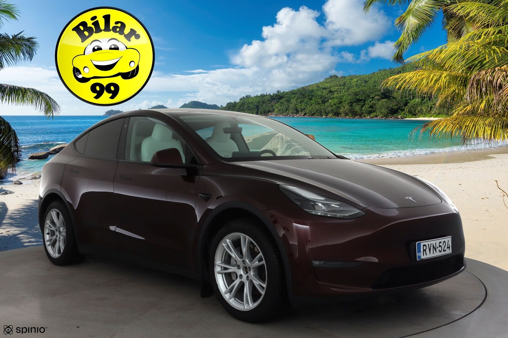 Tesla Model Y 2024 Long Range * Koukku / ILP / ACC / Matrix-LED / Lasikatto / P.kamera / Muistipenkki / Premium Audio * - 1-om Suomi-auto / Akku kuntotarkastettu / 2x Latauskaapelit / Kahdet renkaat 