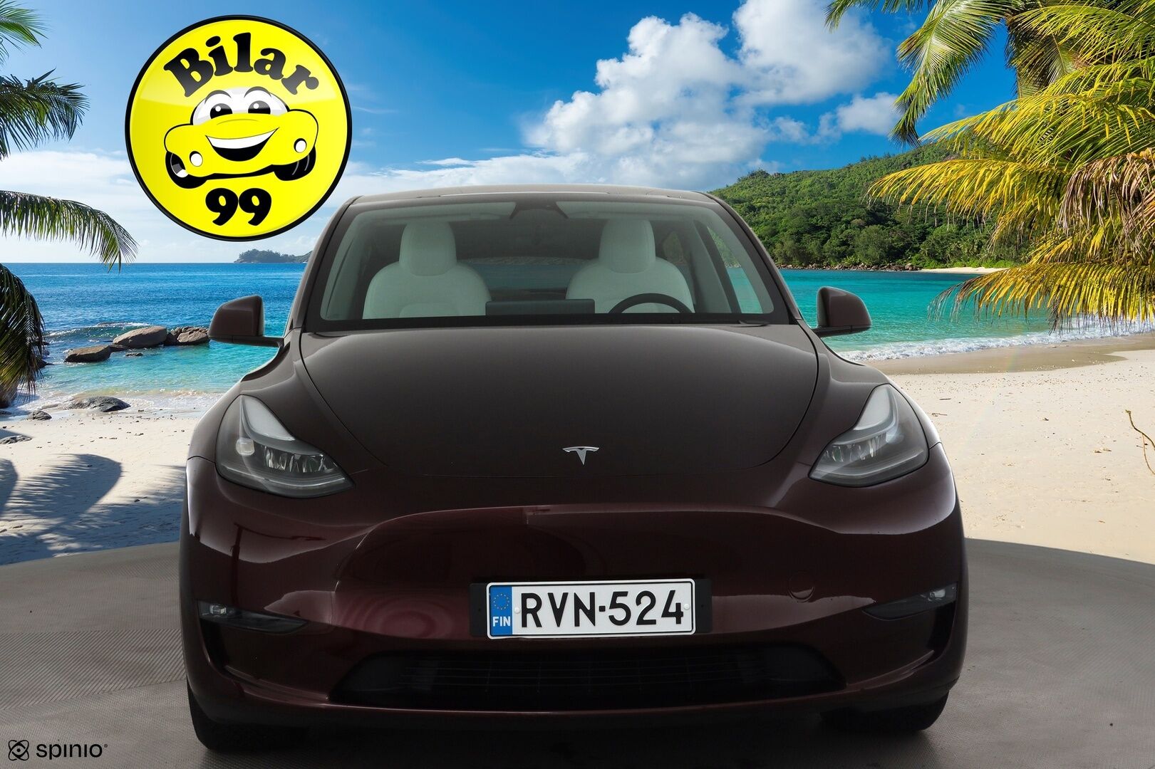Tesla Model Y 2024 Long Range * Koukku / ILP / ACC / Matrix-LED / Lasikatto / P.kamera / Muistipenkki / Premium Audio * - 1-om Suomi-auto / Akku kuntotarkastettu / 2x Latauskaapelit / Kahdet renkaat 