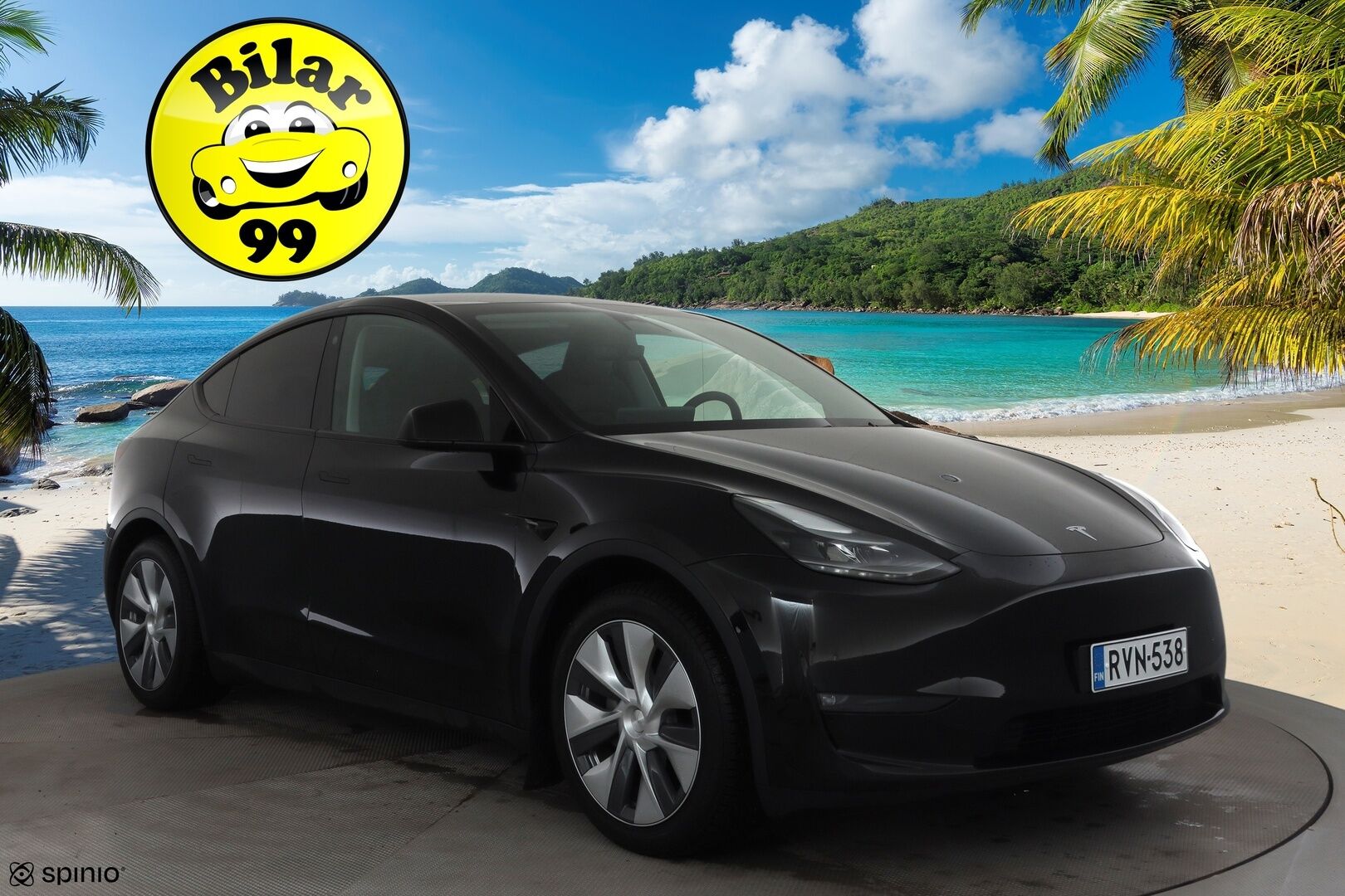 Tesla Model Y 2024 Long Range * Koukku / ILP / ACC / Lasikatto / Matrix-LED / P.Kamera / Muistipenkki / Premium Audio / Navi / Keyless * - 1-om Suomi-auto / Akku kuntotarkastettu / Kahdet renkaat aluvanteilla / 2x Latauskaapelit