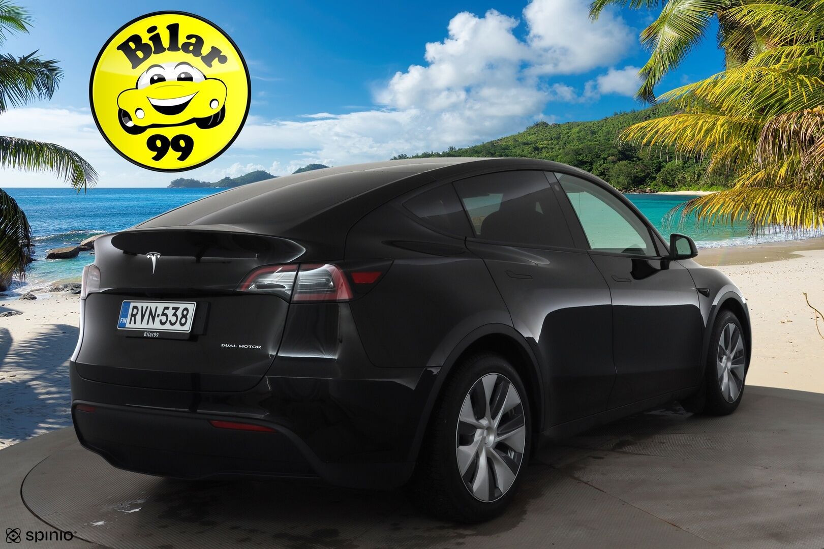 Tesla Model Y 2024 Long Range * Koukku / ILP / ACC / Lasikatto / Matrix-LED / P.Kamera / Muistipenkki / Premium Audio / Navi / Keyless * - 1-om Suomi-auto / Akku kuntotarkastettu / Kahdet renkaat aluvanteilla / 2x Latauskaapelit