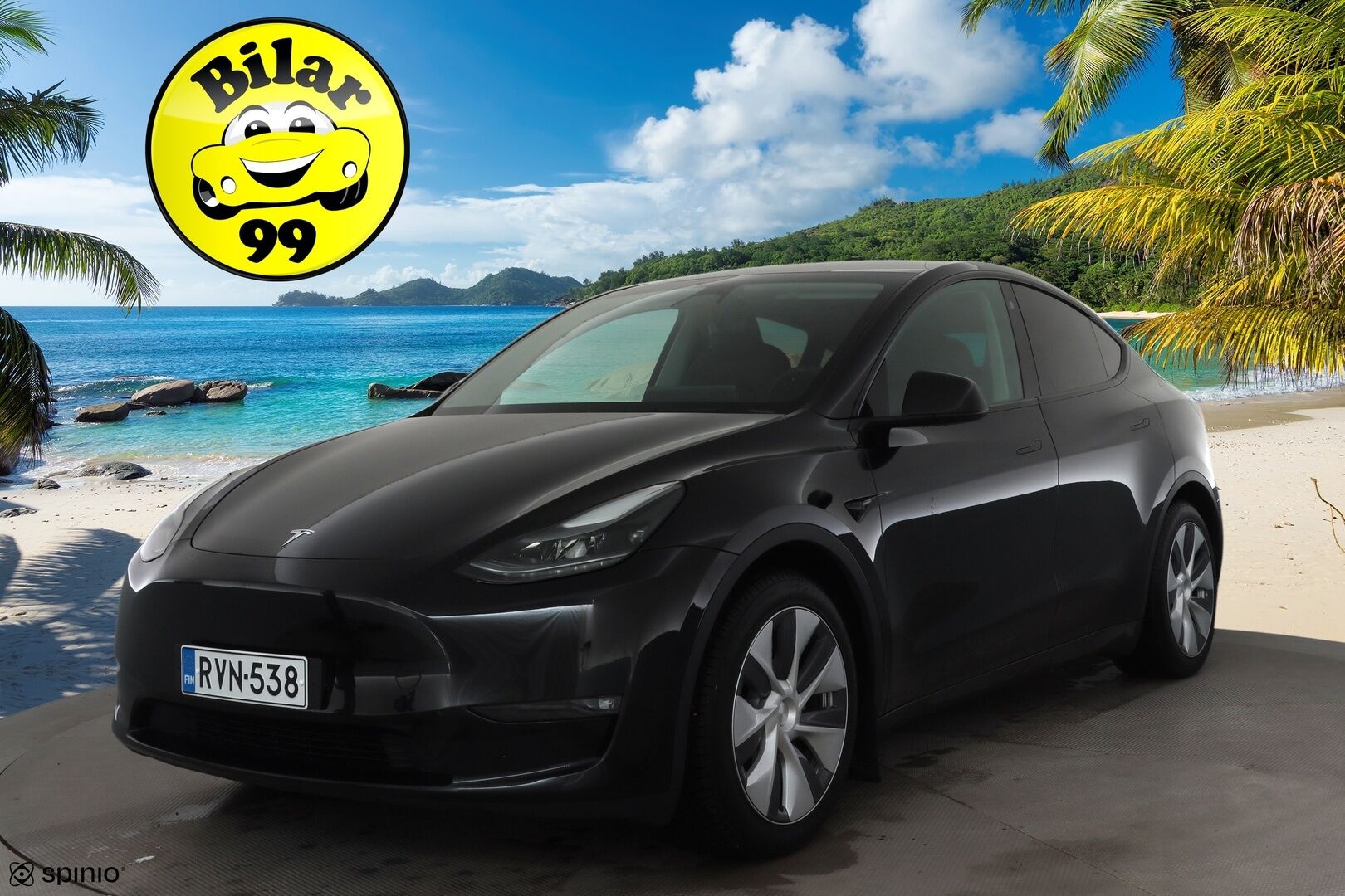 Tesla Model Y 2024 Long Range * Koukku / ILP / ACC / Lasikatto / Matrix-LED / P.Kamera / Muistipenkki / Premium Audio / Navi / Keyless * - 1-om Suomi-auto / Akku kuntotarkastettu / Kahdet renkaat aluvanteilla / 2x Latauskaapelit