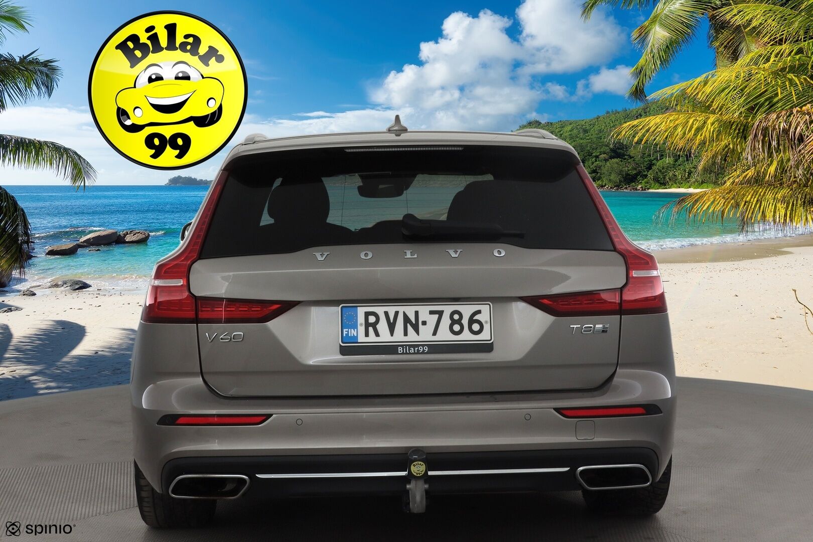 Volvo V60 2020 T8 TwE AWD Inscription aut * ACC / HUD / Panorama / H&K / Muistipenkki / Koukku / Full LED / Webasto / BLIS / 360° / Navi * - Kahdet renkaat aluvanteilla / Merkkihuollettu / Hyvät varusteet!