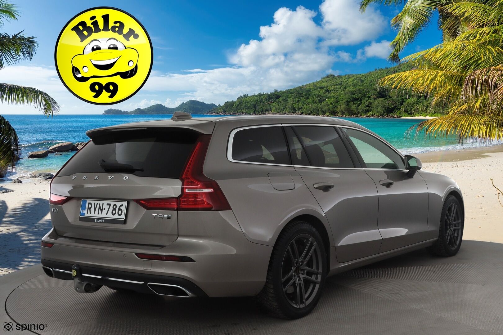 Volvo V60 2020 T8 TwE AWD Inscription aut * ACC / HUD / Panorama / H&K / Muistipenkki / Koukku / Full LED / Webasto / BLIS / 360° / Navi * - Kahdet renkaat aluvanteilla / Merkkihuollettu / Hyvät varusteet!