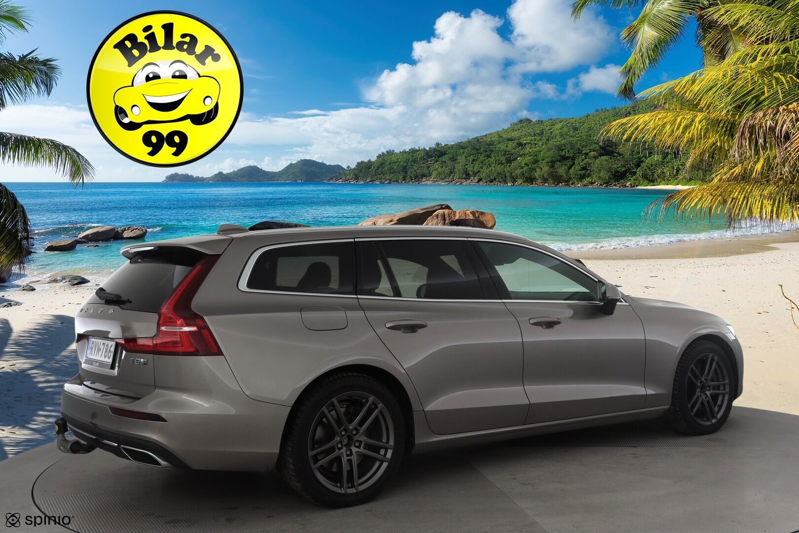 Volvo V60 2020 T8 TwE AWD Inscription aut * ACC / HUD / Panorama / H&K / Muistipenkki / Koukku / Full LED / Webasto / BLIS / 360° / Navi * - Kahdet renkaat aluvanteilla / Merkkihuollettu / Hyvät varusteet!