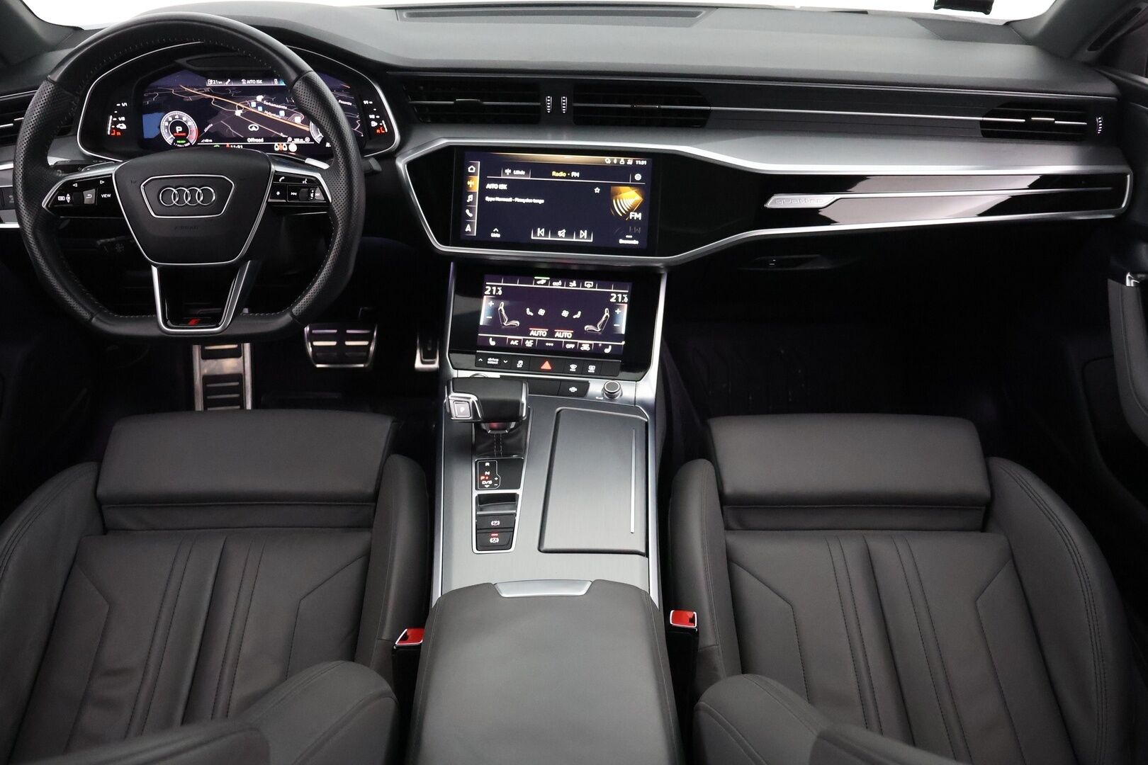 Audi A7 2020 Business Sport 55 TFSI e quattro S tronic S-Line - | Laser-Matrix | 360° | Bang&Olufsen | Kattoluukku | Apple&Android | Flat Bottom | Virtual Cockpit