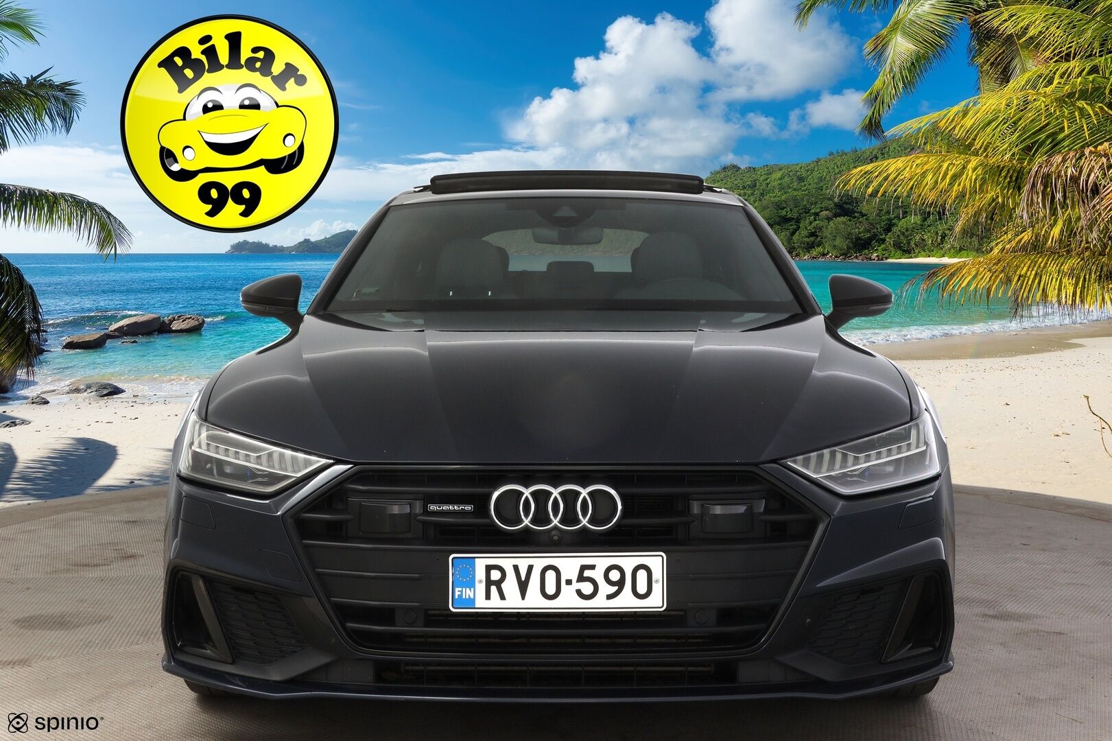 Audi A7 2020 Business Sport 55 TFSI e quattro S tronic S-Line * Adapt. Cruise / Panorama / 360-Kamera / Bang&Olufsen * - 3,99 % KORKOTARJOUS TÄHÄN AUTOON - * Loistavat varusteet / Todella näyttävä yksilö*