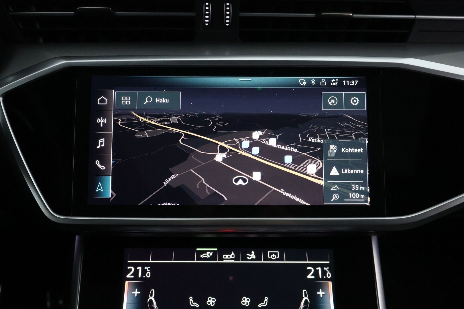 Audi A7 2020 Business Sport 55 TFSI e quattro S tronic S-Line - | Laser-Matrix | 360° | Bang&Olufsen | Kattoluukku | Apple&Android | Flat Bottom | Virtual Cockpit
