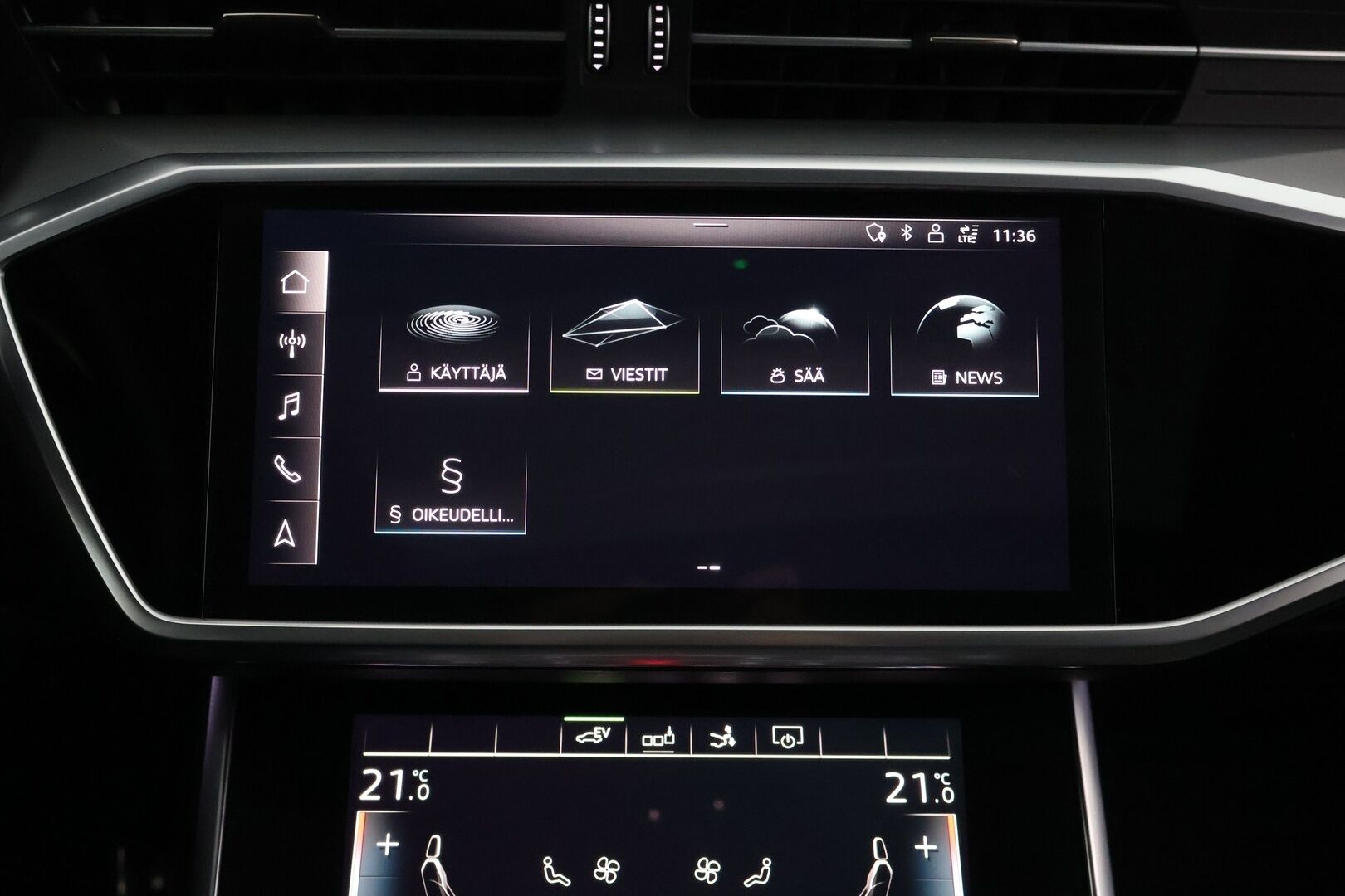 Audi A7 2020 Business Sport 55 TFSI e quattro S tronic S-Line - | Laser-Matrix | 360° | Bang&Olufsen | Kattoluukku | Apple&Android | Flat Bottom | Virtual Cockpit
