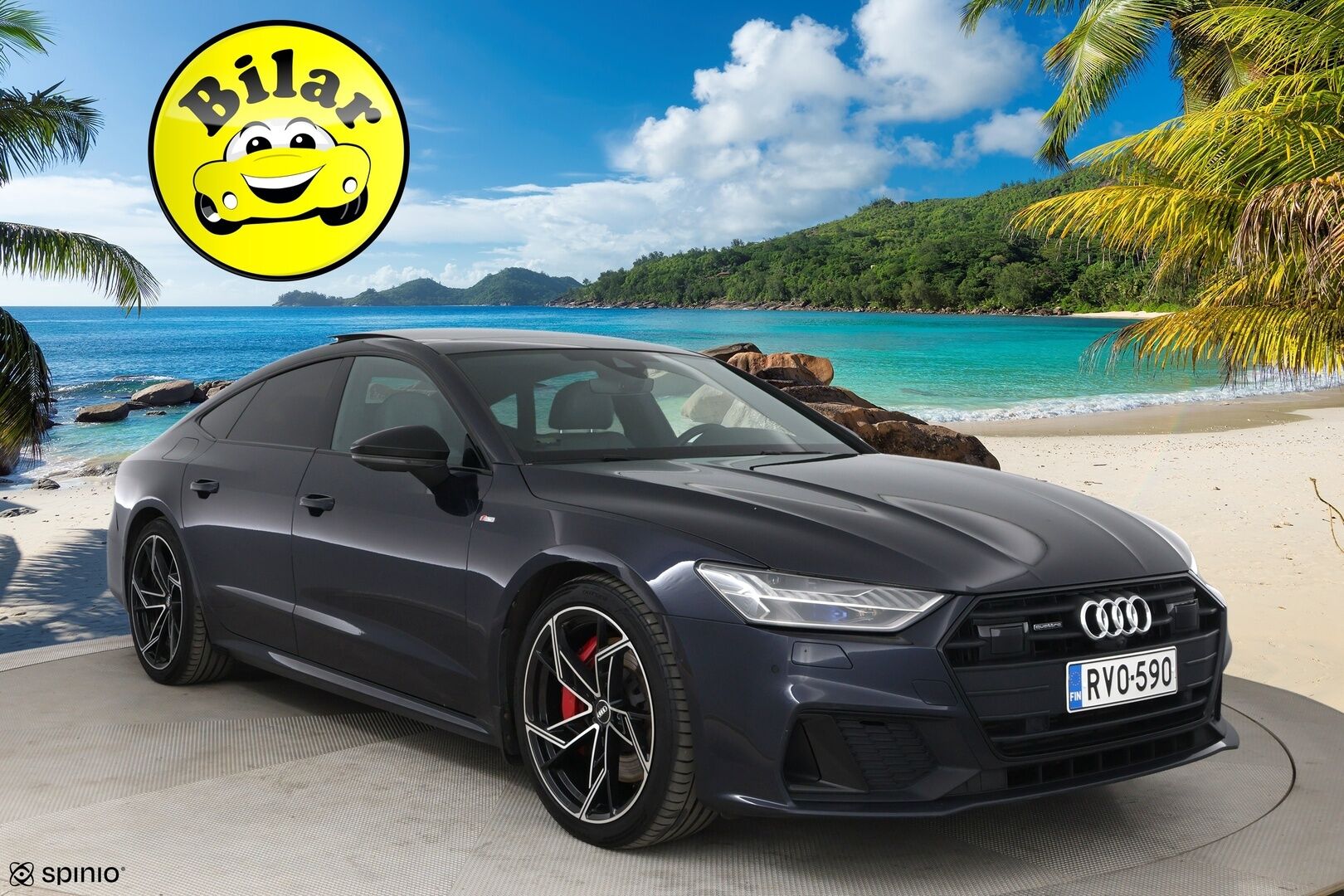 Audi A7 2020 Business Sport 55 TFSI e quattro S tronic S-Line - | Laser-Matrix | 360° | Bang&Olufsen | Kattoluukku | Apple&Android | Flat Bottom | Virtual Cockpit