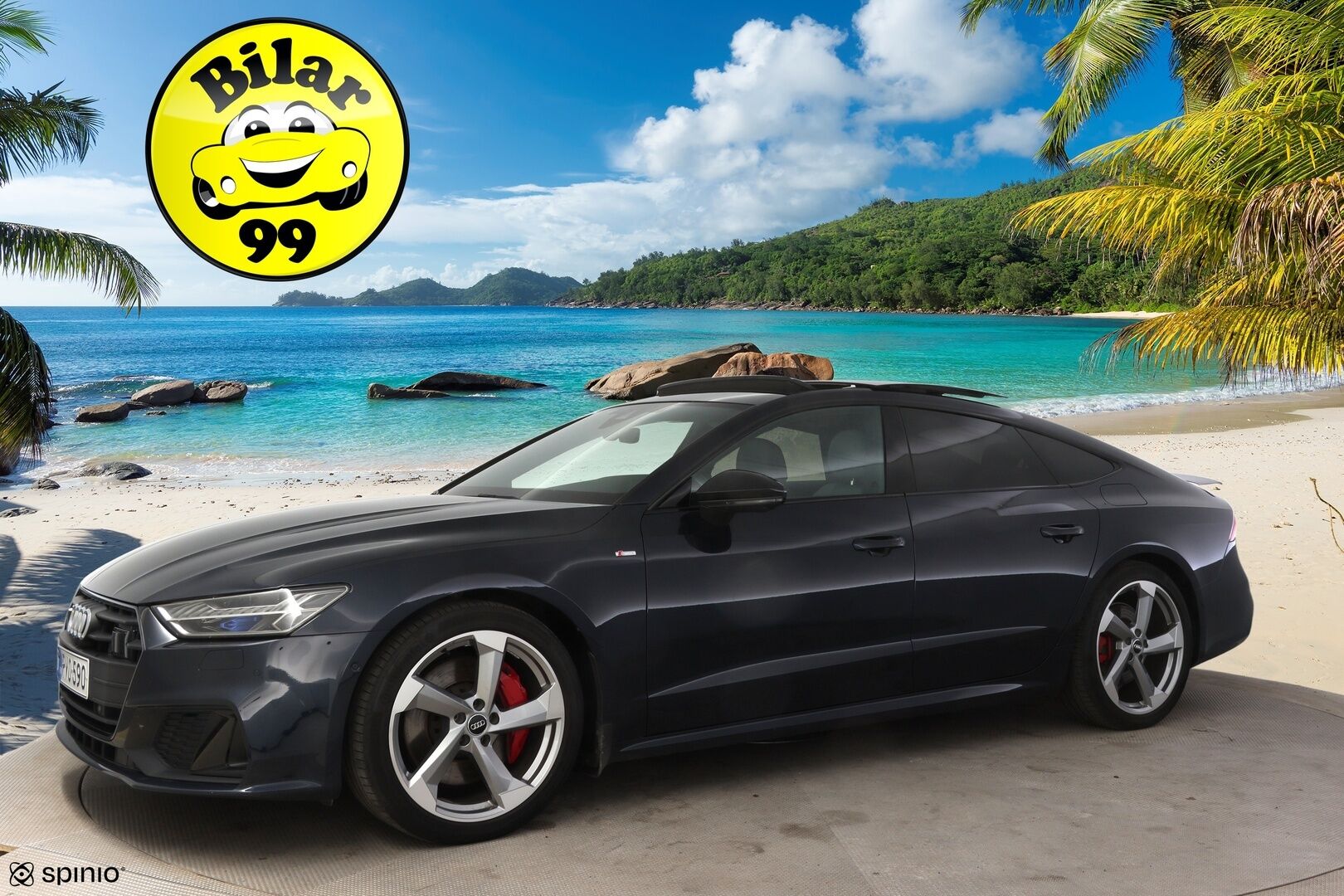 Audi A7 2020 Business Sport 55 TFSI e quattro S tronic S-Line * Adapt. Cruise / Panorama / 360-Kamera / Bang&Olufsen * - 3,99 % KORKOTARJOUS TÄHÄN AUTOON - * Loistavat varusteet / Todella näyttävä yksilö*