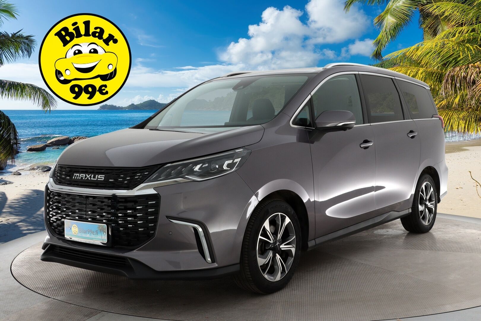 MAXUS EUNIQ 2021 5 Grand Wagon 7 paikkainen - Exclusive - ACC | Nahkasisusta | Sähköpenkki | 360-Kamera | Apple Carplay 