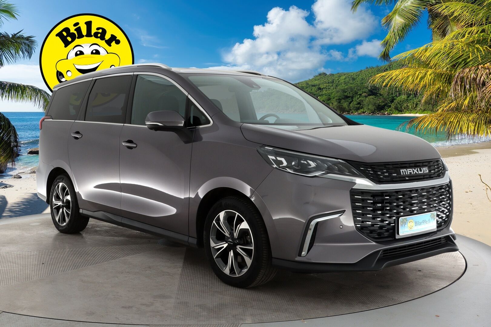 MAXUS EUNIQ 2021 5 Grand Wagon 7 paikkainen - Exclusive - ACC | Nahkasisusta | Sähköpenkki | 360-Kamera | Apple Carplay 