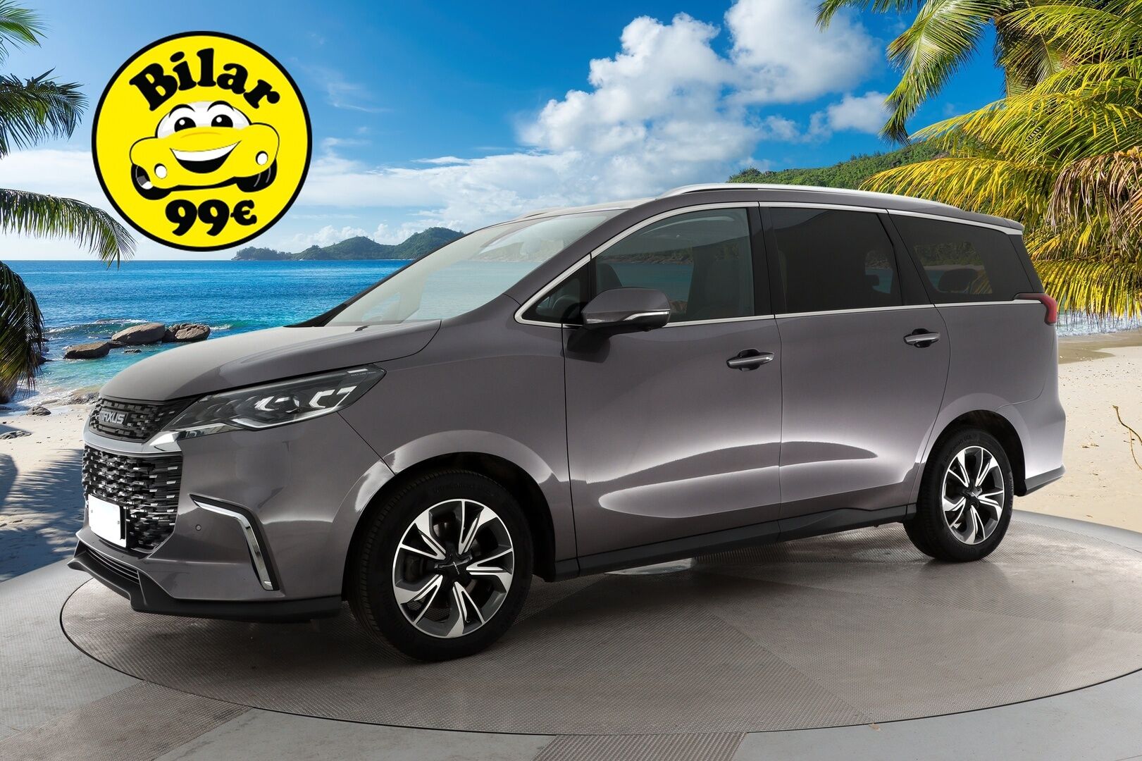 MAXUS EUNIQ 2021 5 Grand Wagon 7 paikkainen - Exclusive - ACC | Nahkasisusta | Sähköpenkki | 360-Kamera | Apple Carplay 