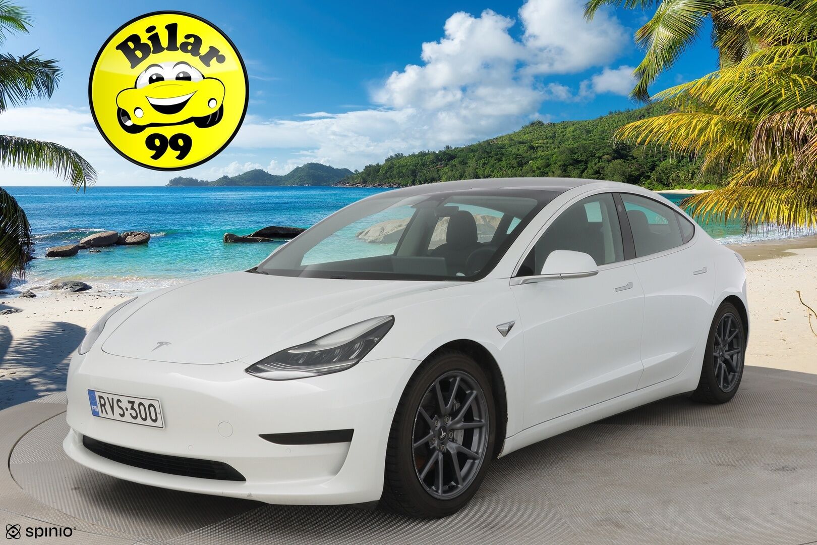 TESLA MODEL 3 2020 Standard Range Plus / Autopilot / Vetokoukku / Lasikatto / Premium Audio Sentry / Peruutuskamera - Kahdet renkaat / Takuuta jäljellä