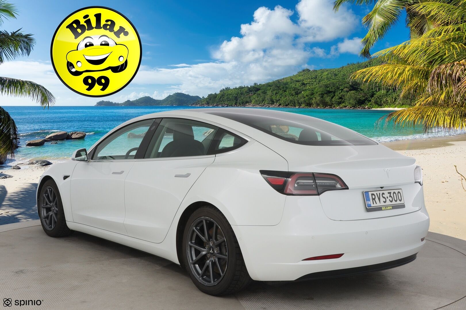 TESLA MODEL 3 2020 Standard Range Plus / Autopilot / Vetokoukku / Lasikatto / Premium Audio Sentry / Peruutuskamera - Kahdet renkaat / Takuuta jäljellä