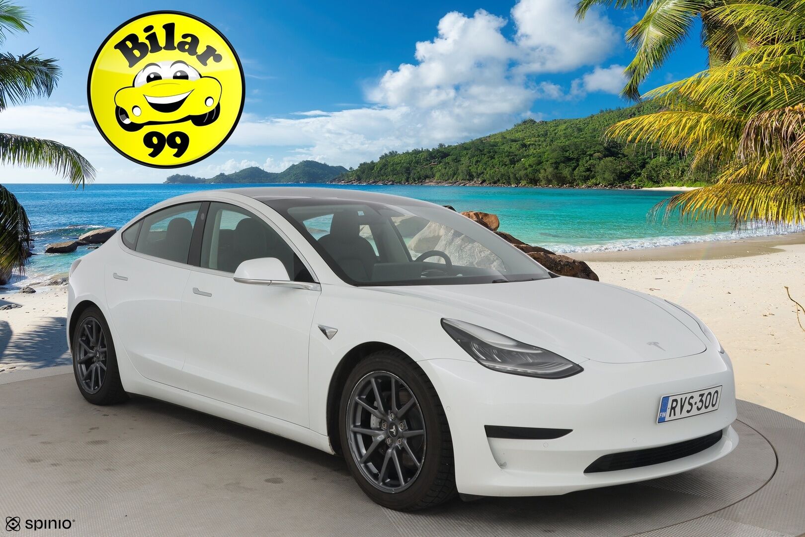 TESLA MODEL 3 2020 Standard Range Plus / Autopilot / Vetokoukku / Lasikatto / Premium Audio Sentry / Peruutuskamera - Kahdet renkaat / Takuuta jäljellä