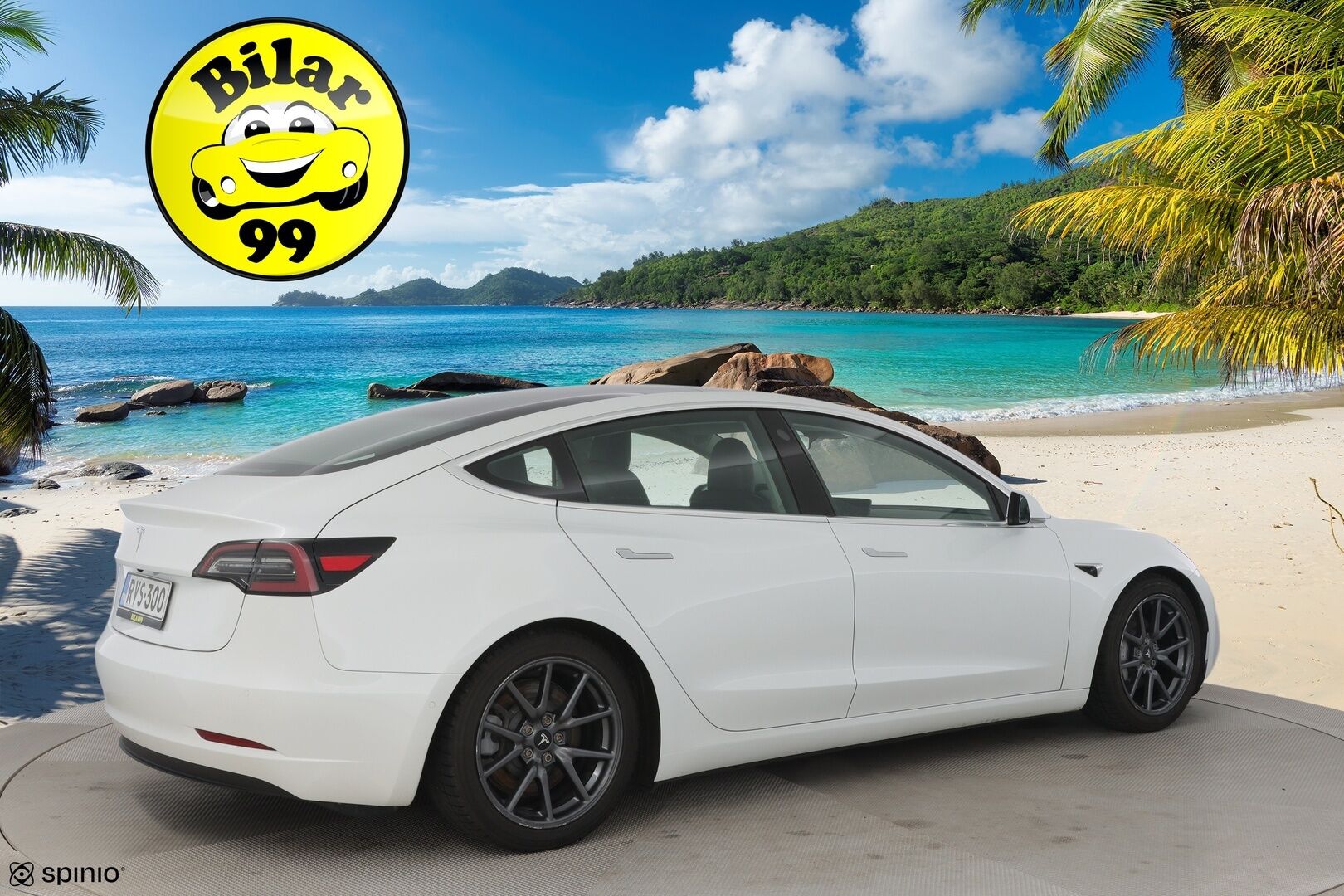TESLA MODEL 3 2020 Standard Range Plus / Autopilot / Vetokoukku / Lasikatto / Premium Audio Sentry / Peruutuskamera - Kahdet renkaat / Takuuta jäljellä