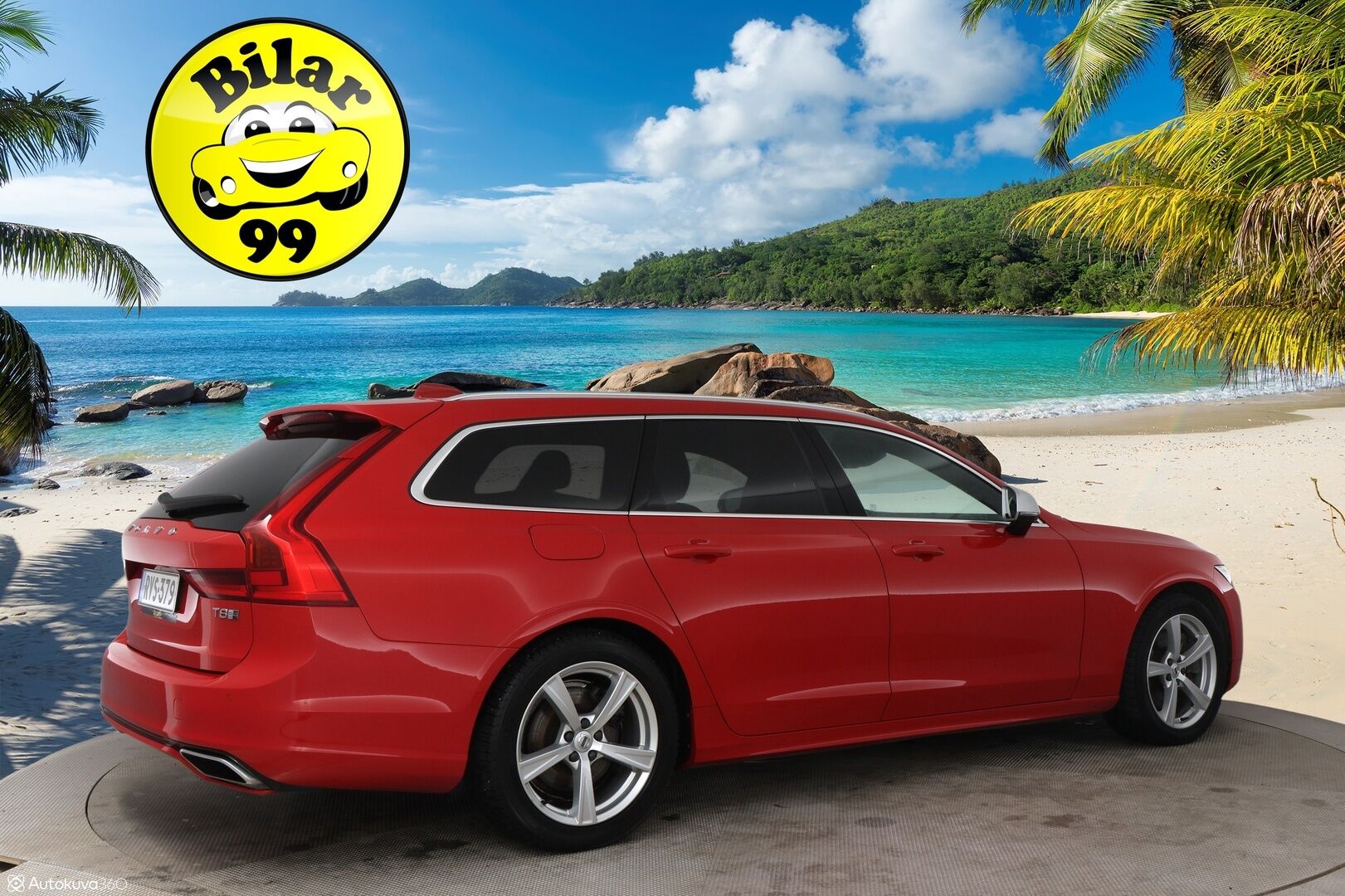 Volvo V90 2019 T8 AWD Recharge R-Desing Aut MY19 / Adapt.Vakkari / Webasto / Panorama / Harman&Kardon / 360° Kamera / HUD / BLIS / Navigointi - 3,99 % KORKOTARJOUS TÄHÄN AUTOON - Jakohihna juuri vaihdettu!