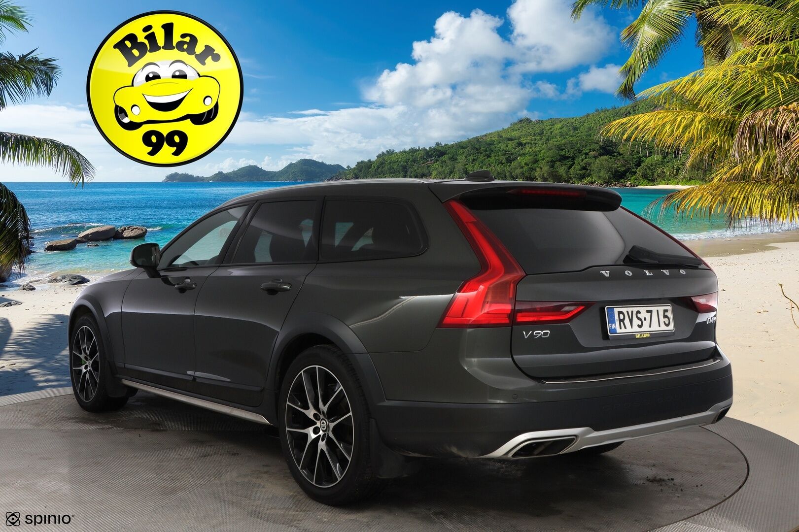Volvo V90 Cross Country 2019 D4 AWD Plus aut Polestar Engineered * Webasto / Adapt.Vakkari / Hierovat & Ilmastoidut Sporttinahat / 360-Kamera / Koukku - SUPERVARUSTEET / Harvoin tarjolla / Juuri tullut Tampereelle!
