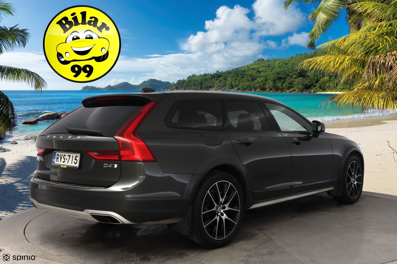 Volvo V90 Cross Country 2019 D4 AWD Plus aut Polestar Engineered * Webasto / Adapt.Vakkari / Hierovat & Ilmastoidut Sporttinahat / 360-Kamera / Koukku - SUPERVARUSTEET / Harvoin tarjolla / Juuri tullut Tampereelle!