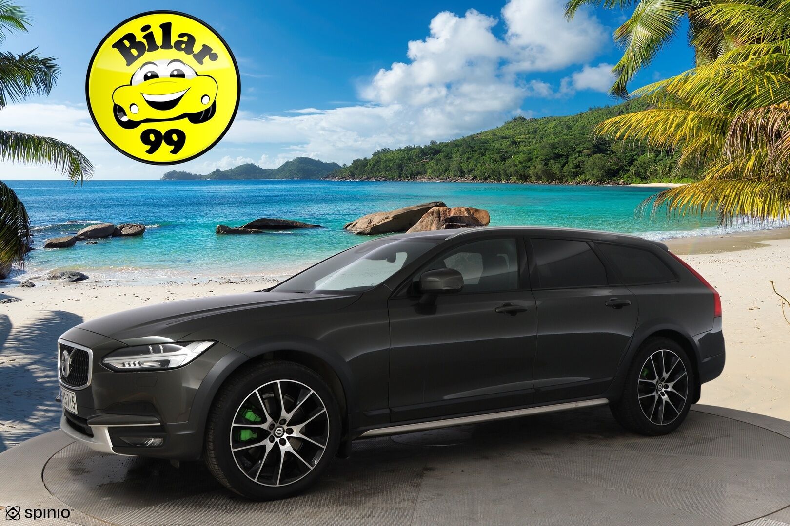 Volvo V90 Cross Country 2019 D4 AWD Plus aut Polestar Engineered * Webasto / Adapt.Vakkari / Hierovat & Ilmastoidut Sporttinahat / 360-Kamera / Koukku - SUPERVARUSTEET / Harvoin tarjolla / Juuri tullut Tampereelle!