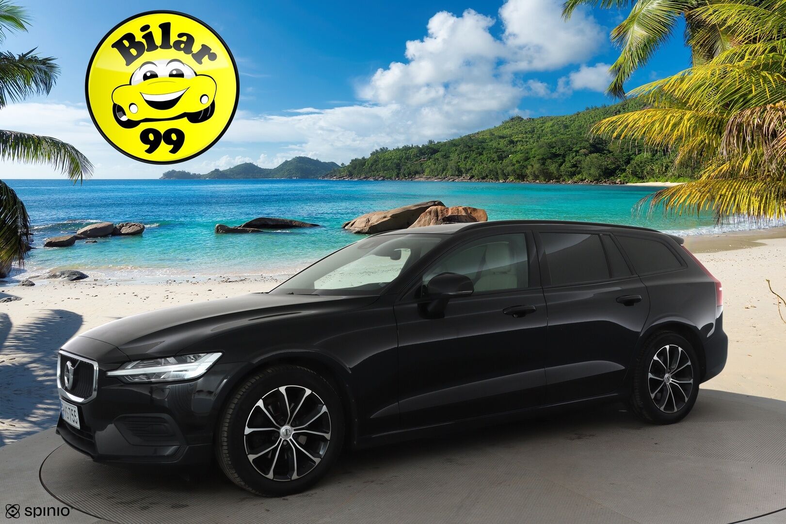 Volvo V60 2020 D4 AWD Momentum aut. *ACC / Webasto / Vaaleat nahat / Navi / LED / Koukku / P.kamera* - Kahdet renkaat aluvanteilla