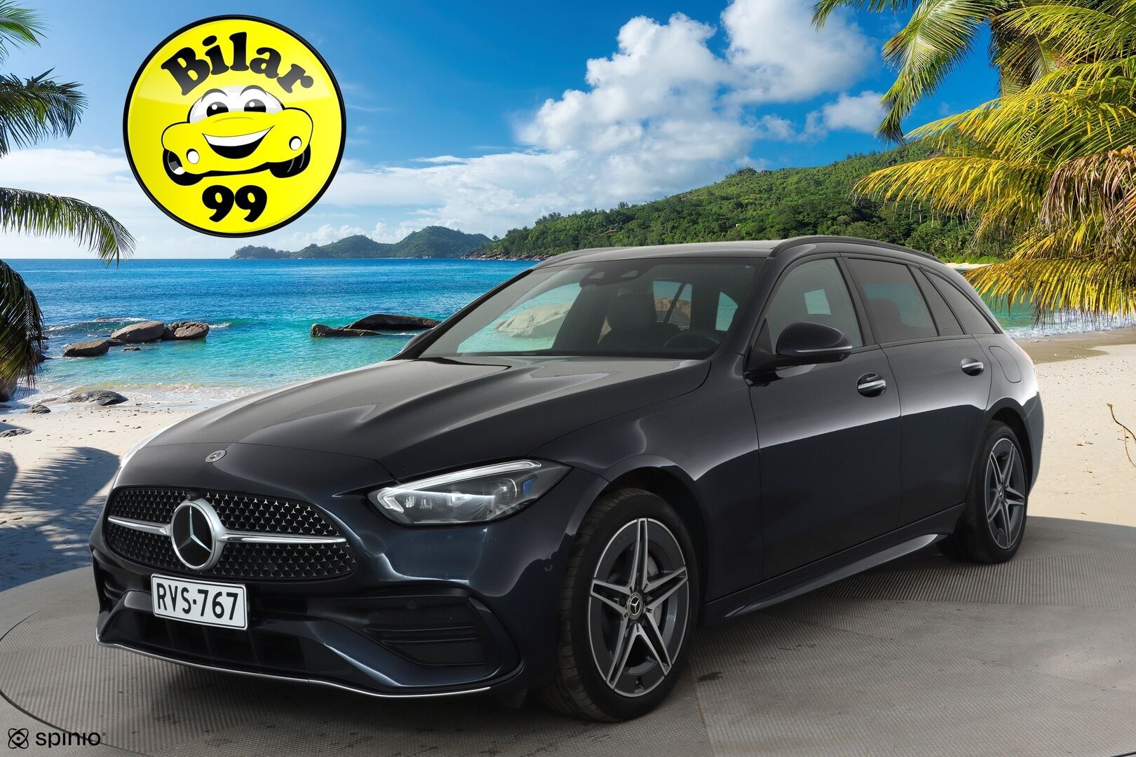 MERCEDES-BENZ C 2022 300e T A Premium Business AMG **Distronic+ / Burmester / Panorama / HUD / 360° / Muistinahat / Digital-LED / Koukku* - 3,99 % KORKOTARJOUS TÄHÄN AUTOON - 2x Latauskaapelit / **HUIPPU VARUSTEET**